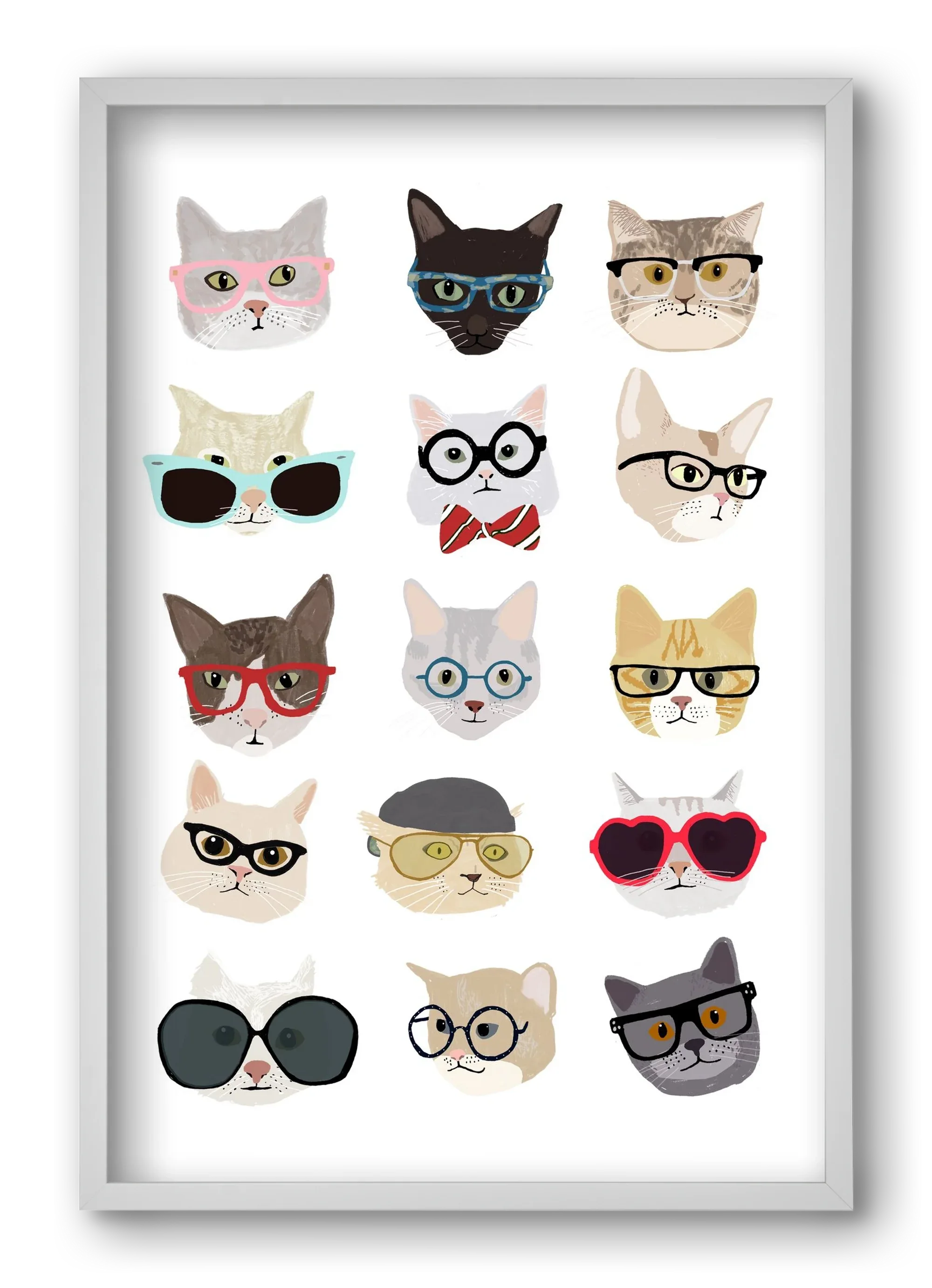 Cats in Glasses - artbridge