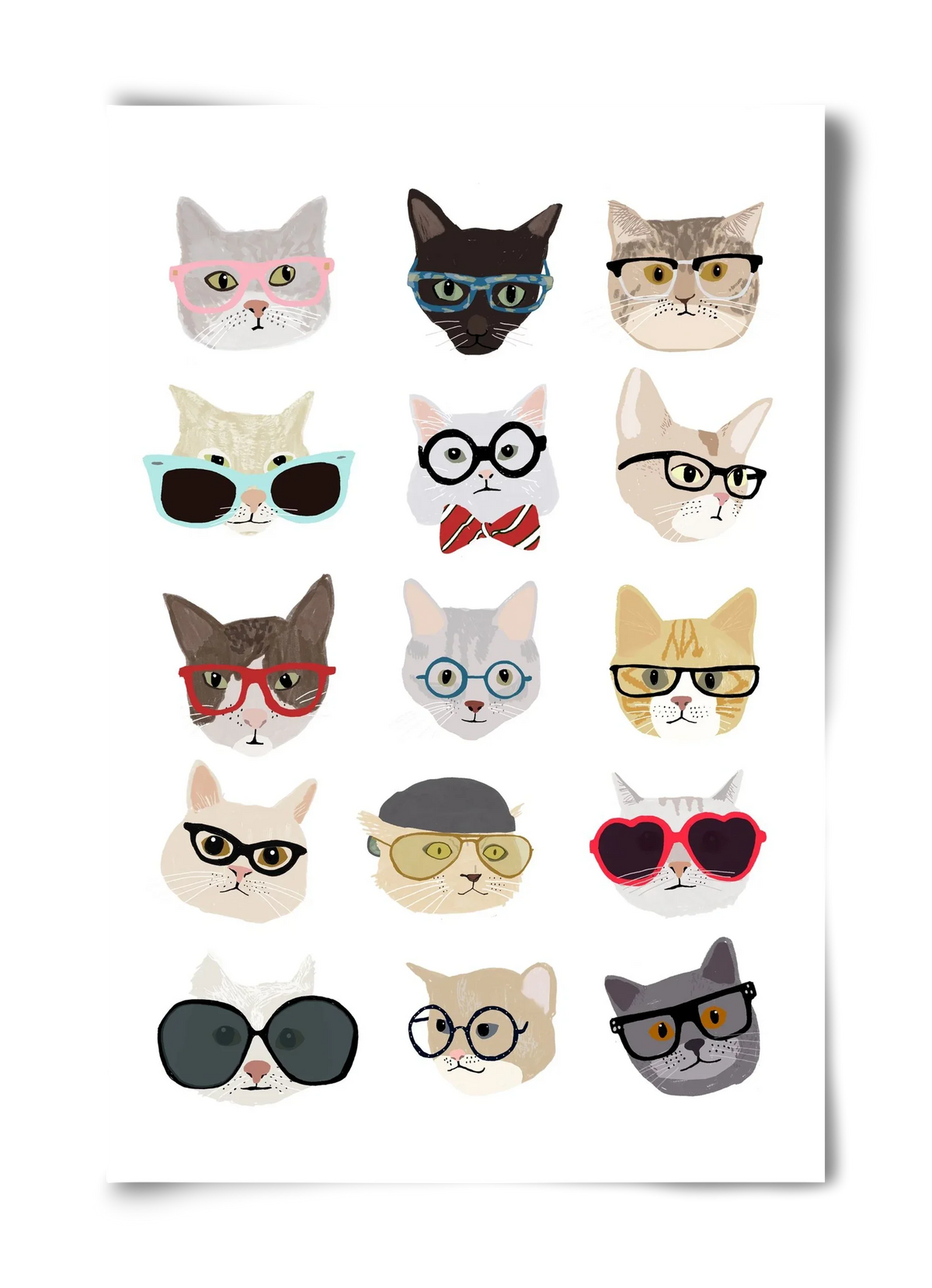 Cats in Glasses - artbridge