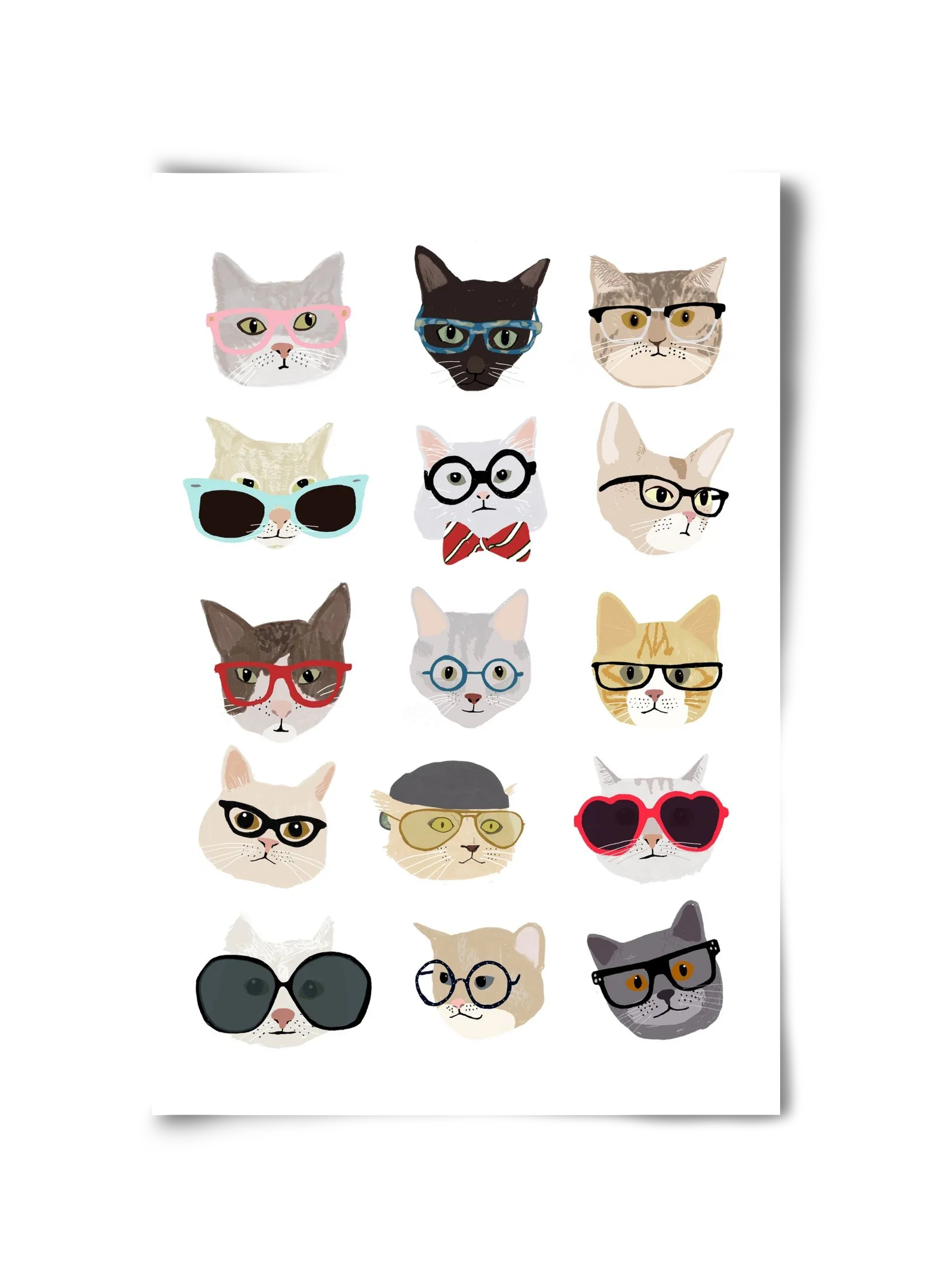 Cats in Glasses - artbridge