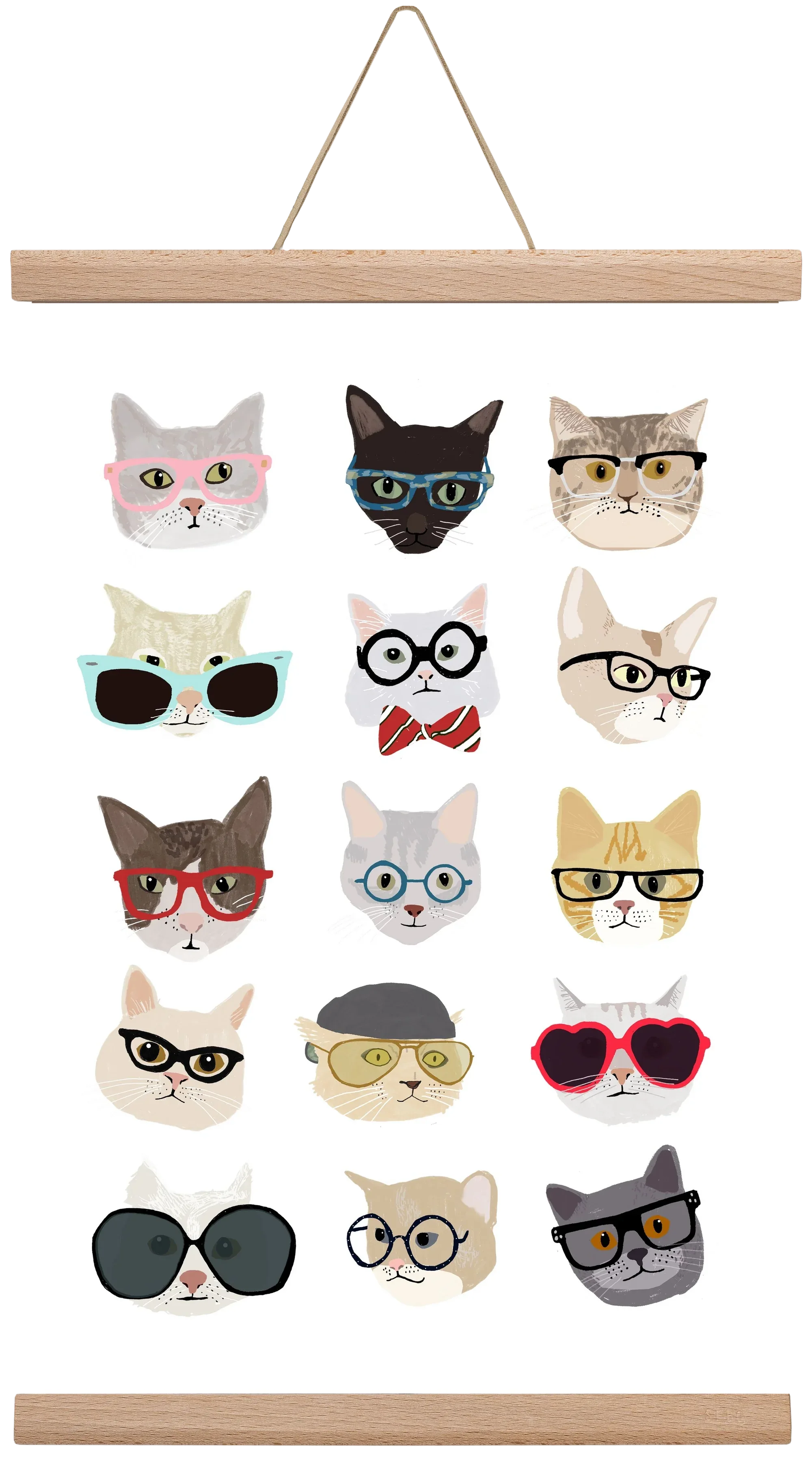 Cats in Glasses - artbridge