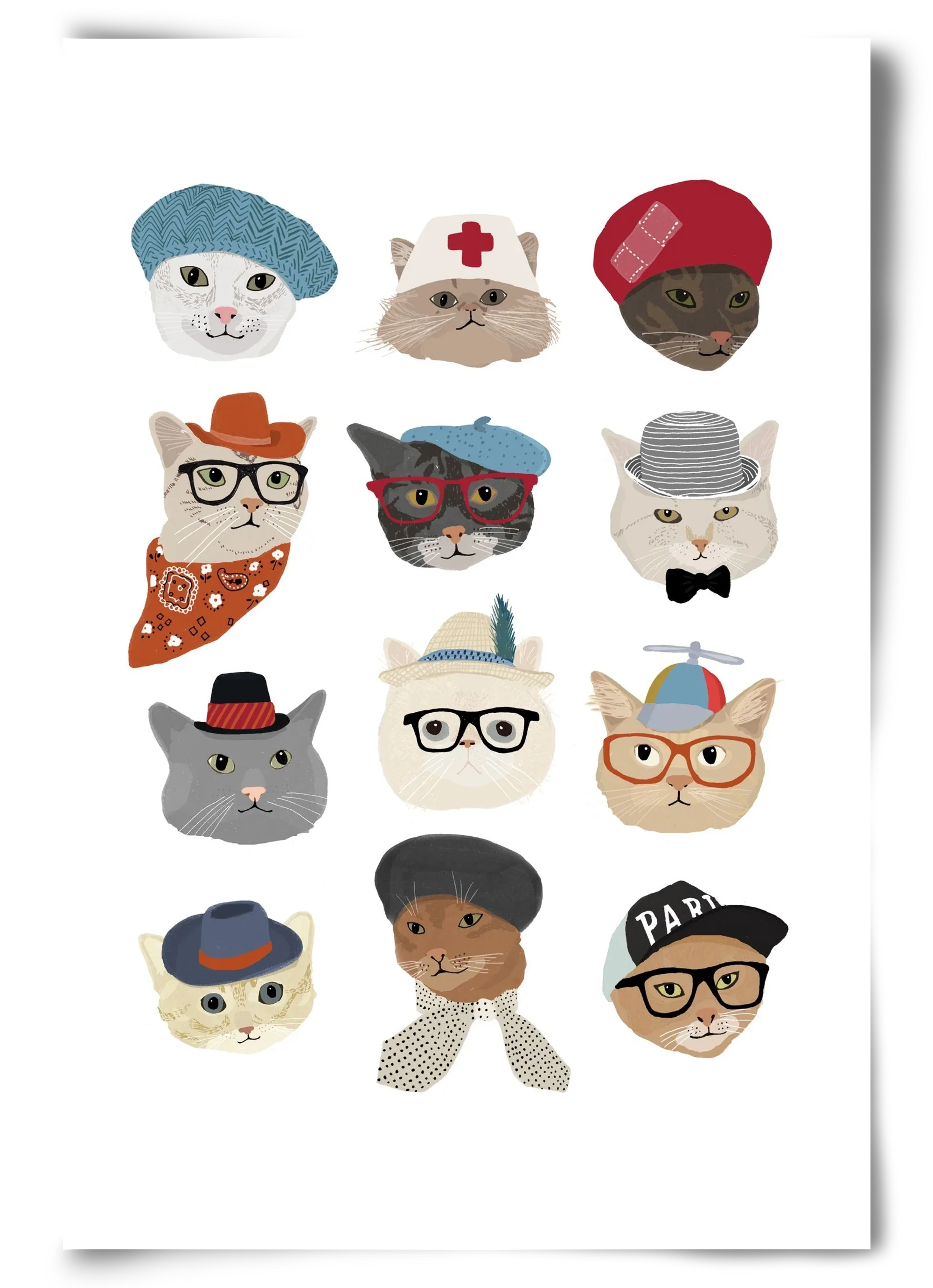 Cats in Hats - artbridge