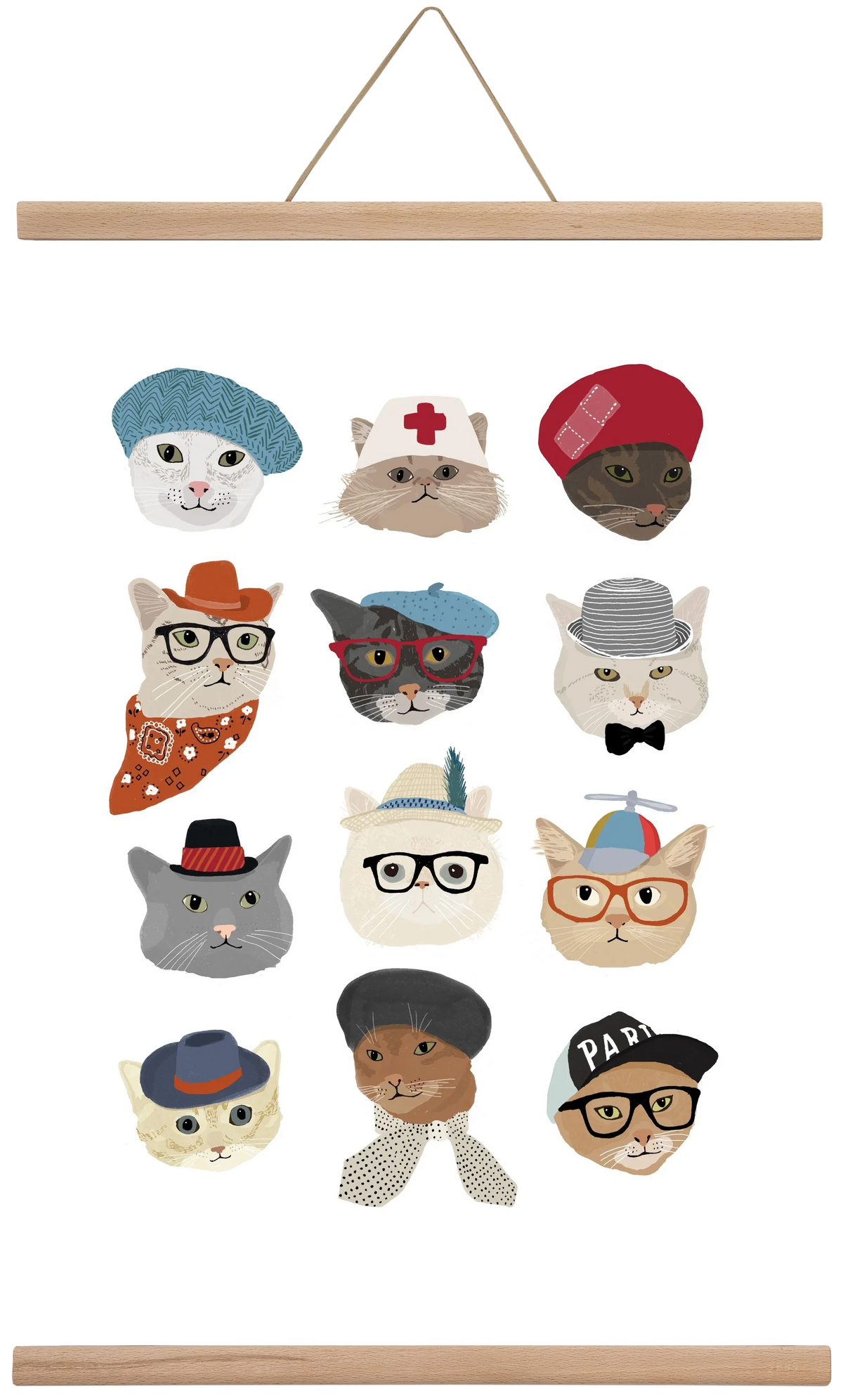 Cats in Hats - artbridge