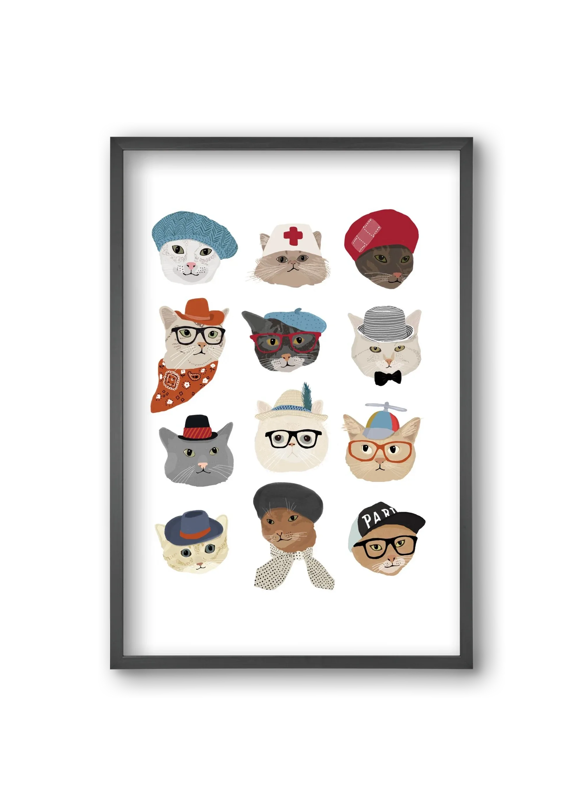 Cats in Hats - artbridge