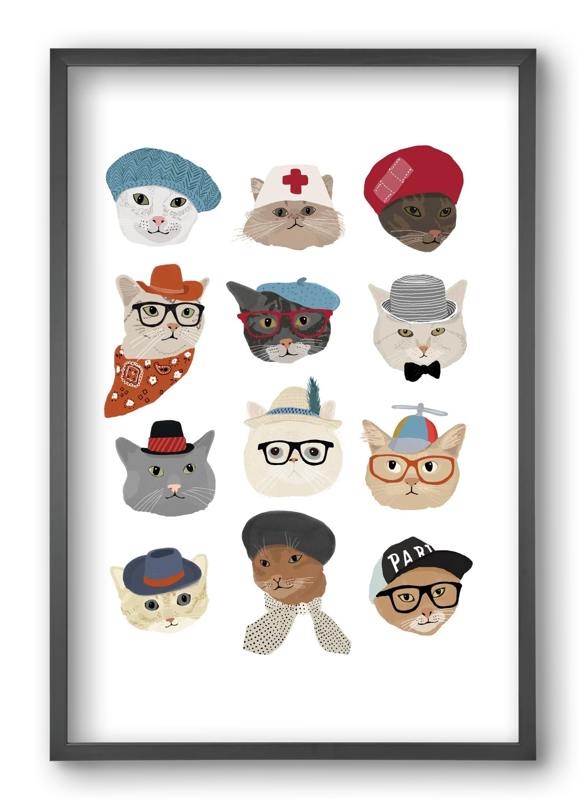Cats in Hats - artbridge
