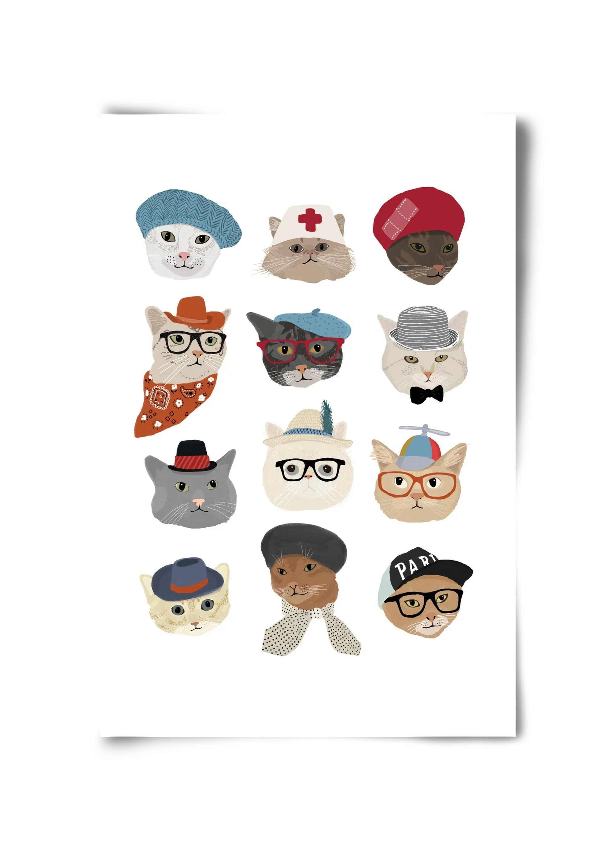Cats in Hats - artbridge