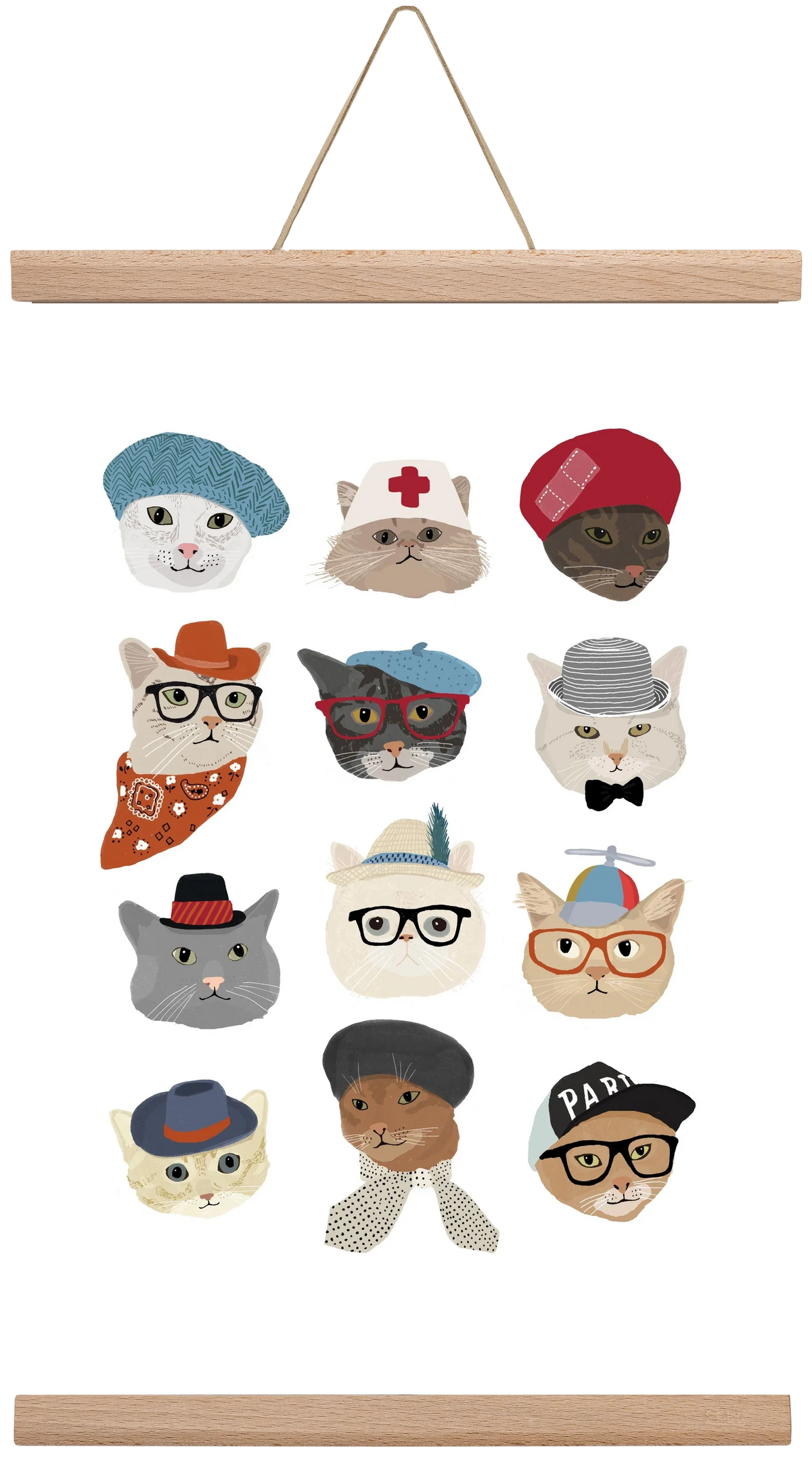 Cats in Hats - artbridge