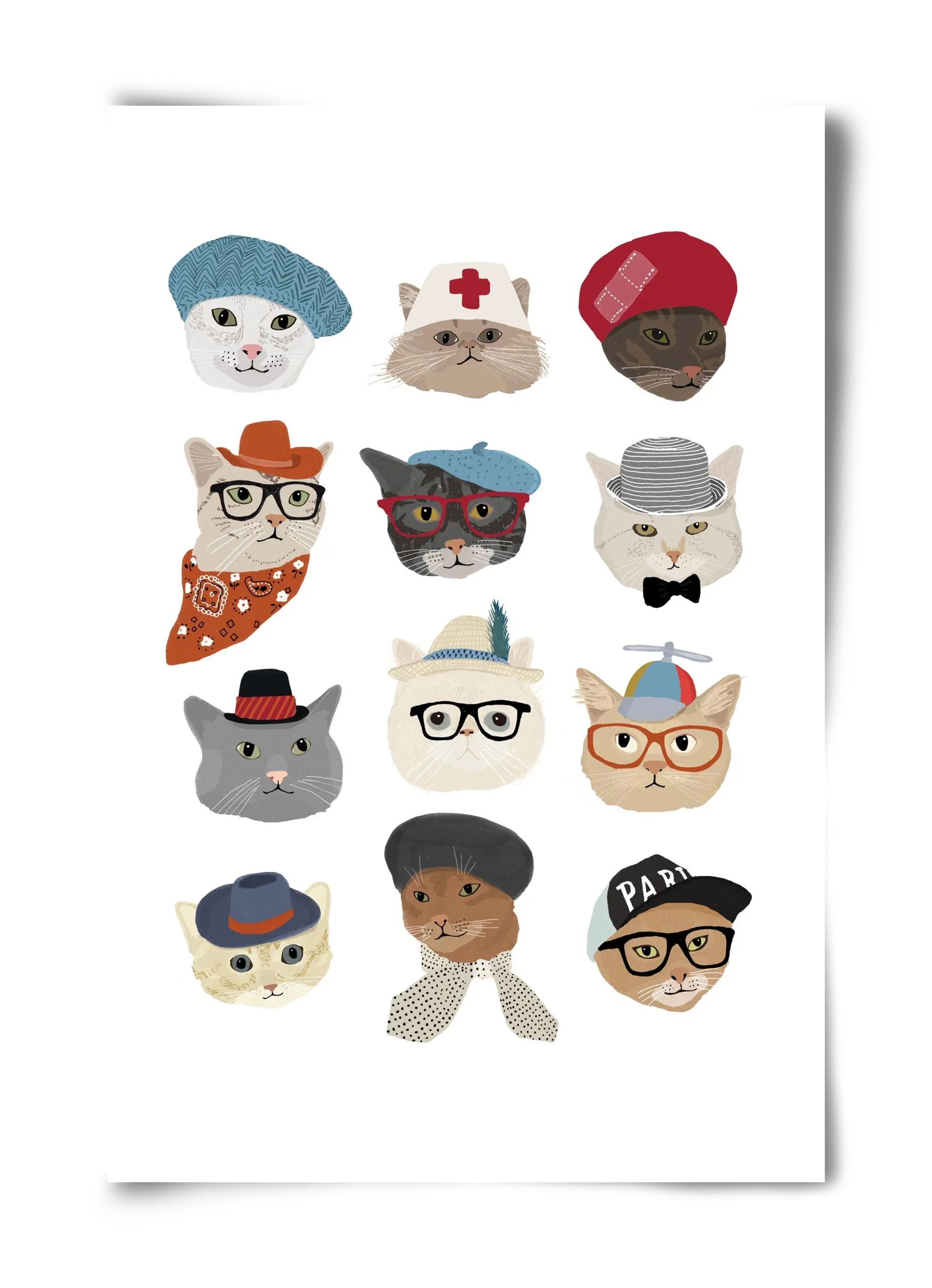 Cats in Hats - artbridge
