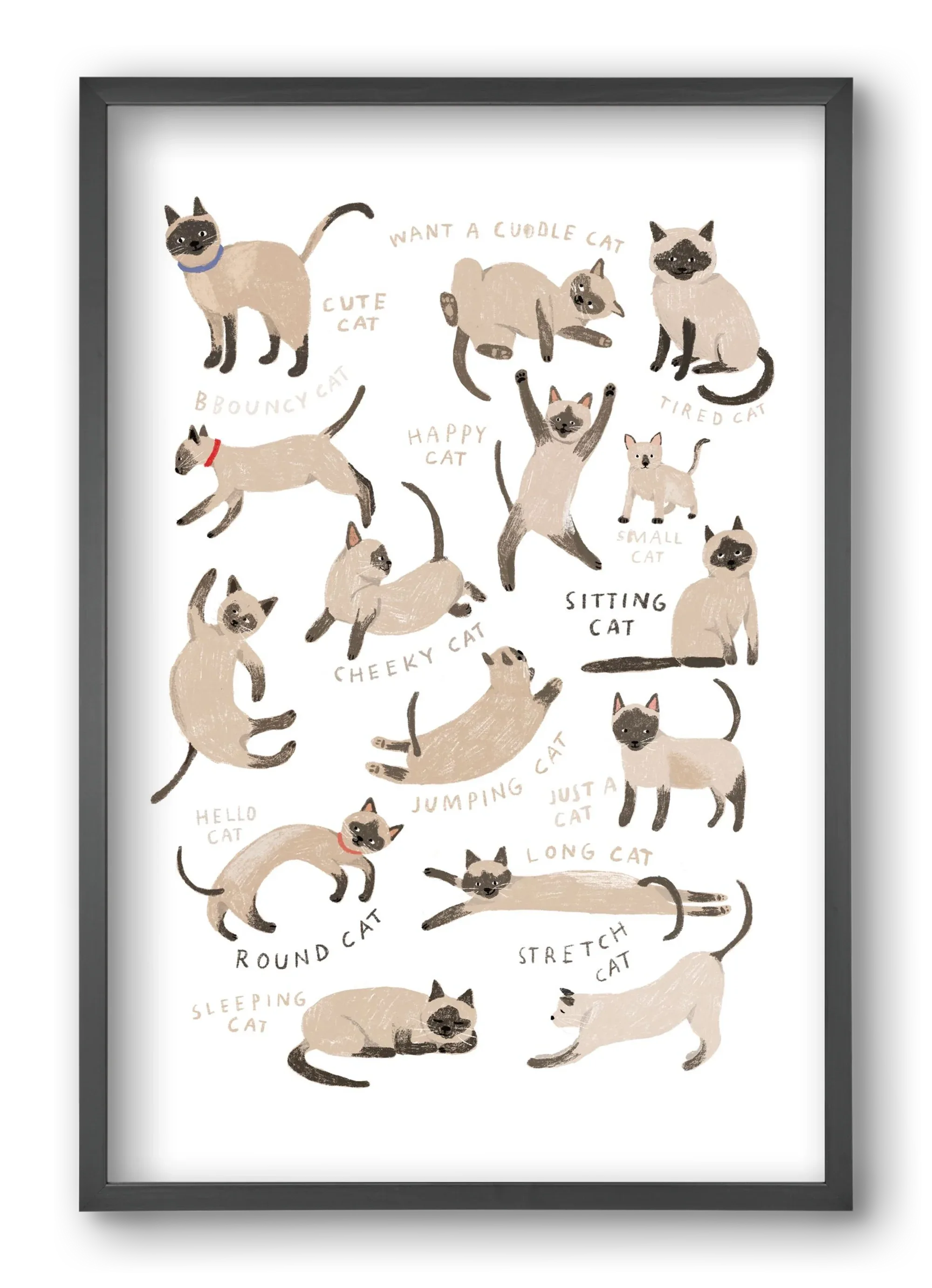 Siamese Cats - artbridge
