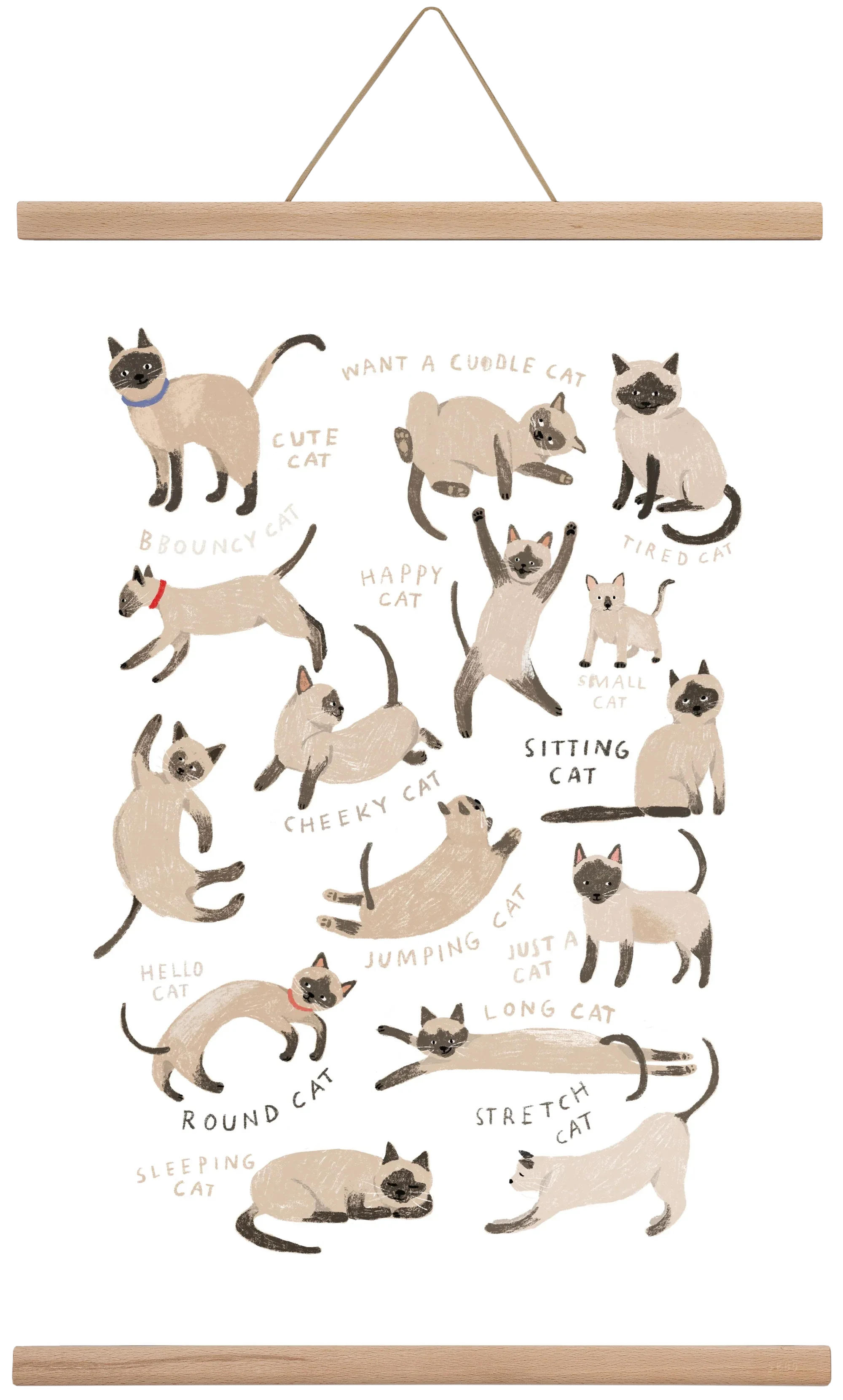 Siamese Cats - artbridge
