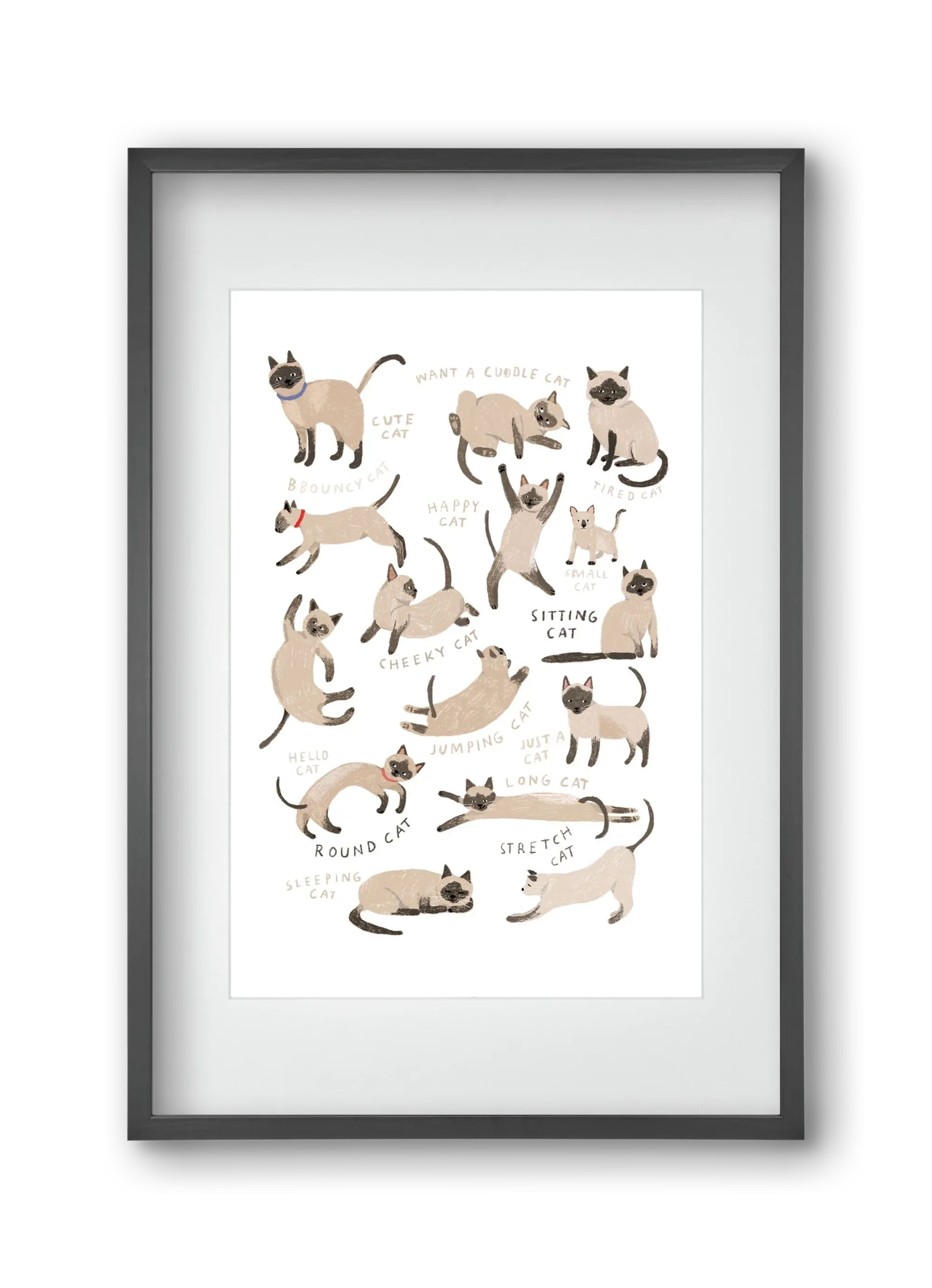 Siamese Cats - artbridge