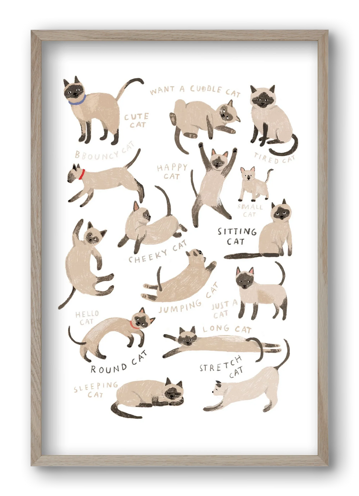 Siamese Cats - artbridge