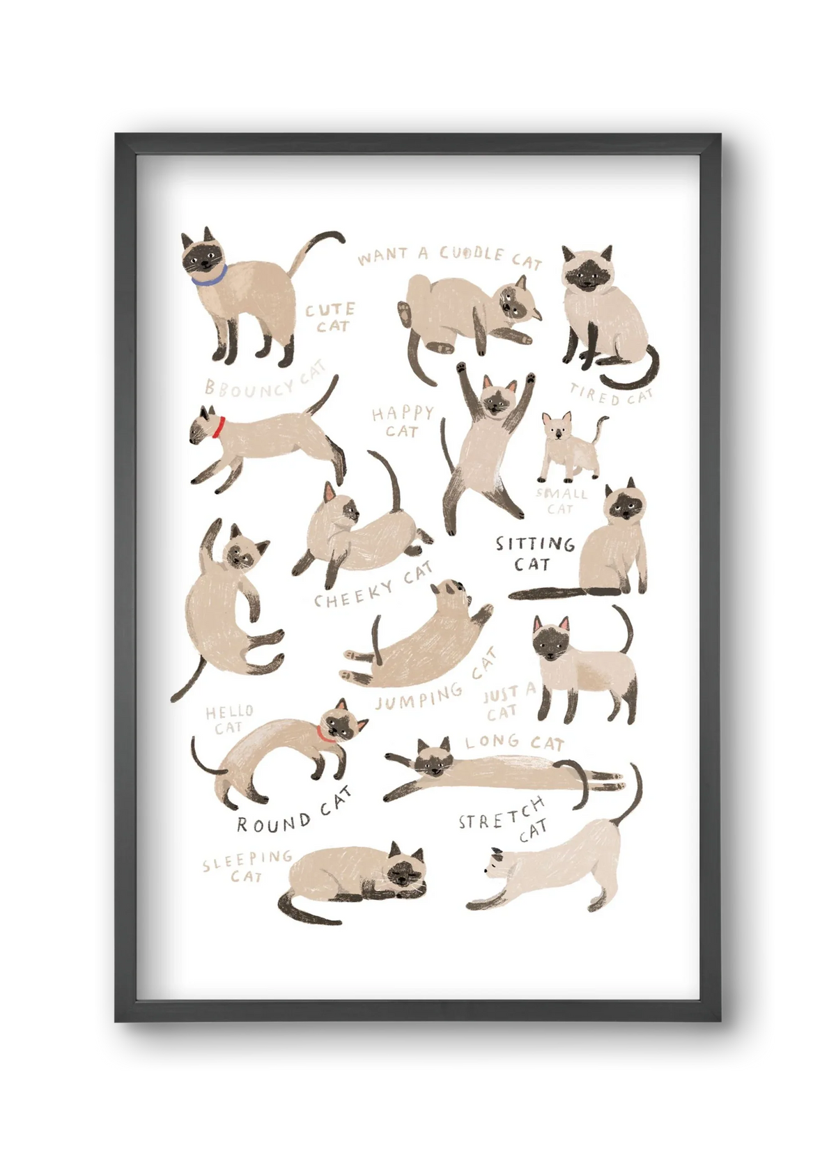 Siamese Cats - artbridge