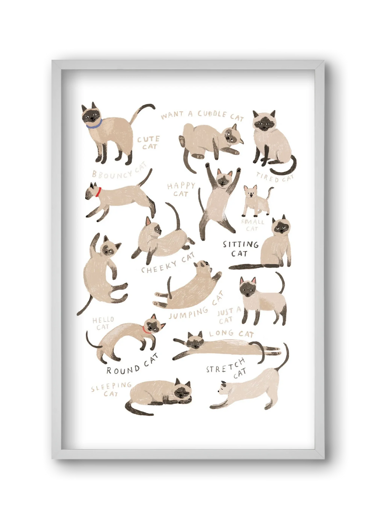 Siamese Cats - artbridge