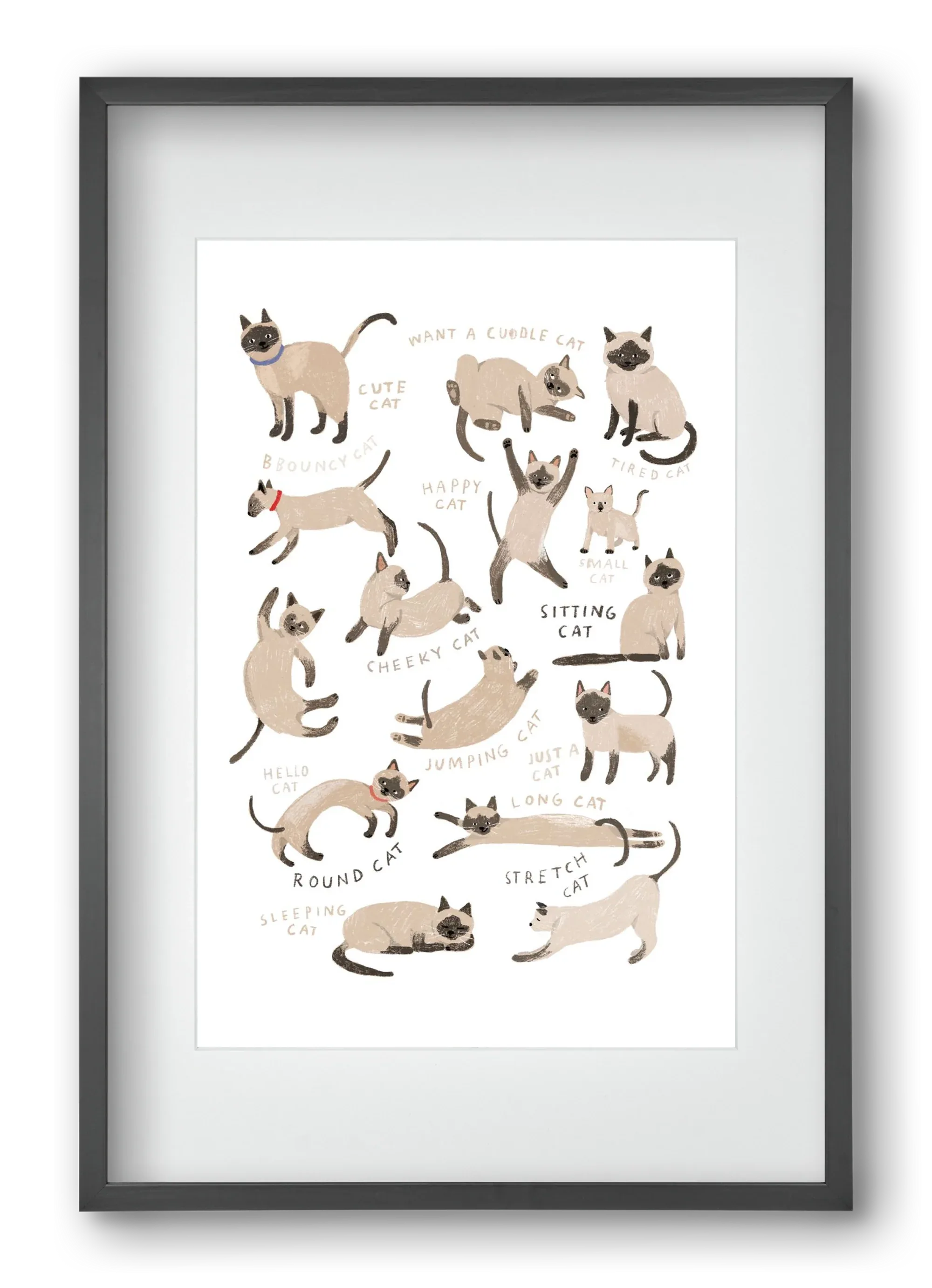 Siamese Cats - artbridge