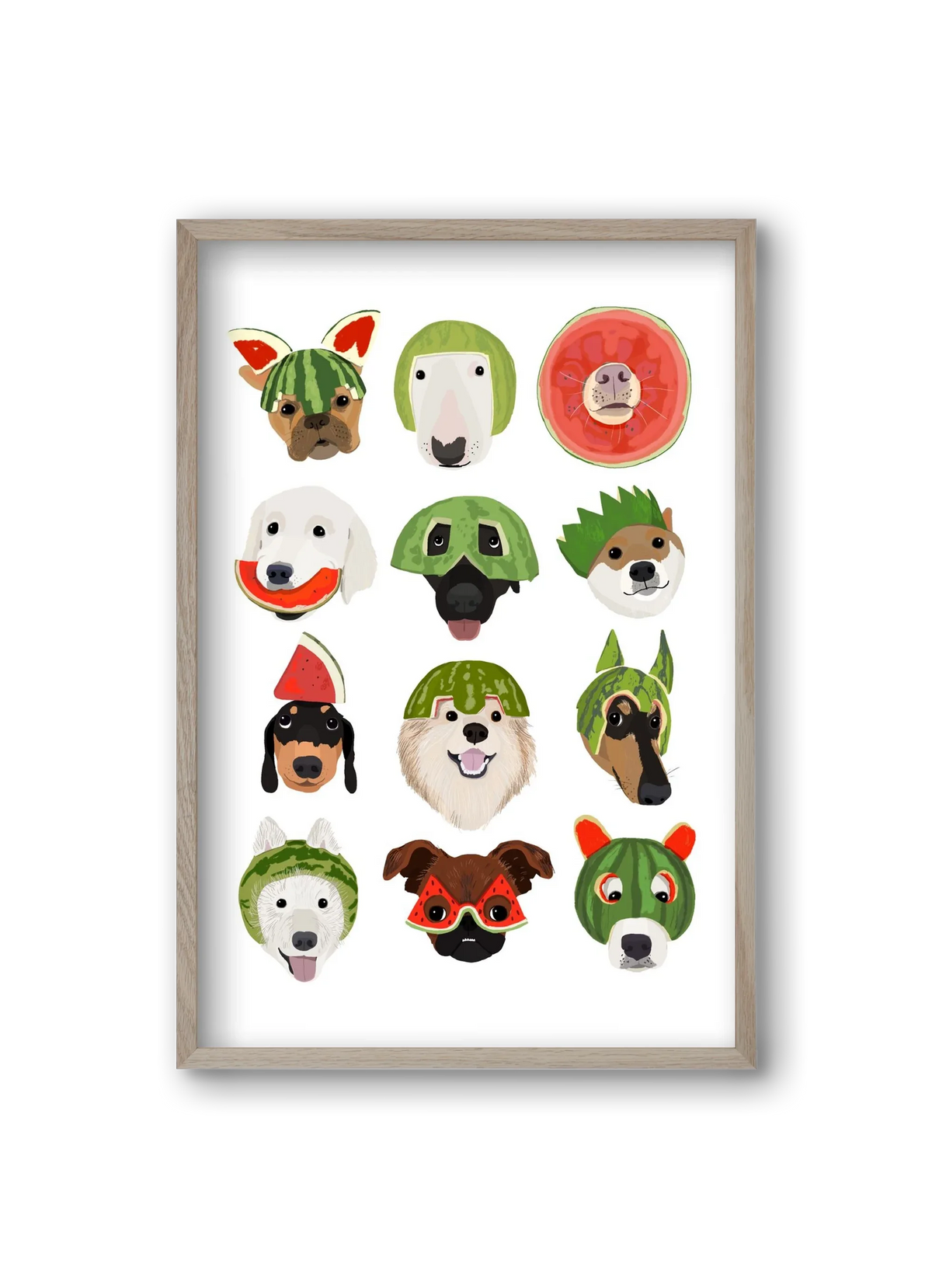 Watermelon dogs - artbridge