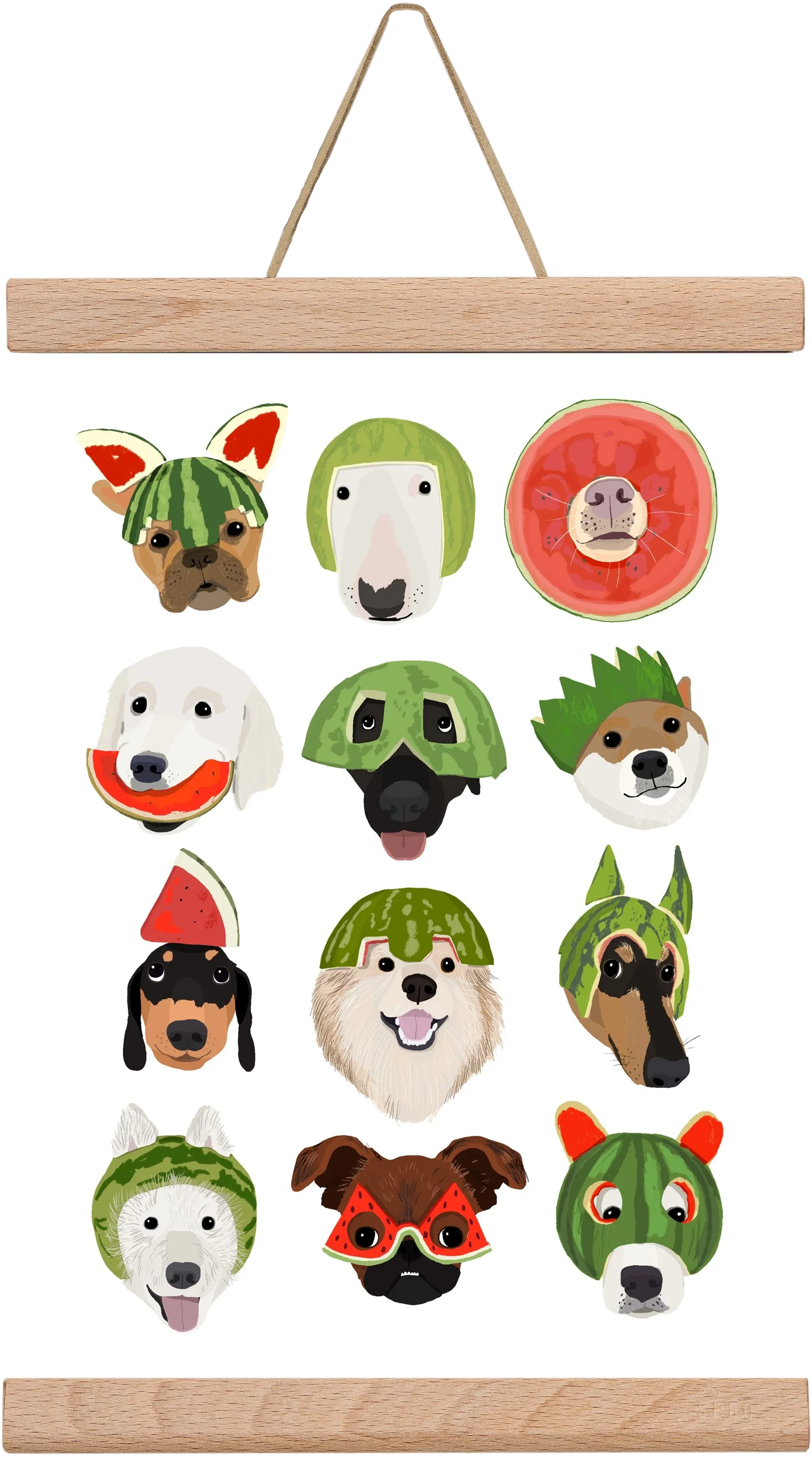 Watermelon dogs - artbridge