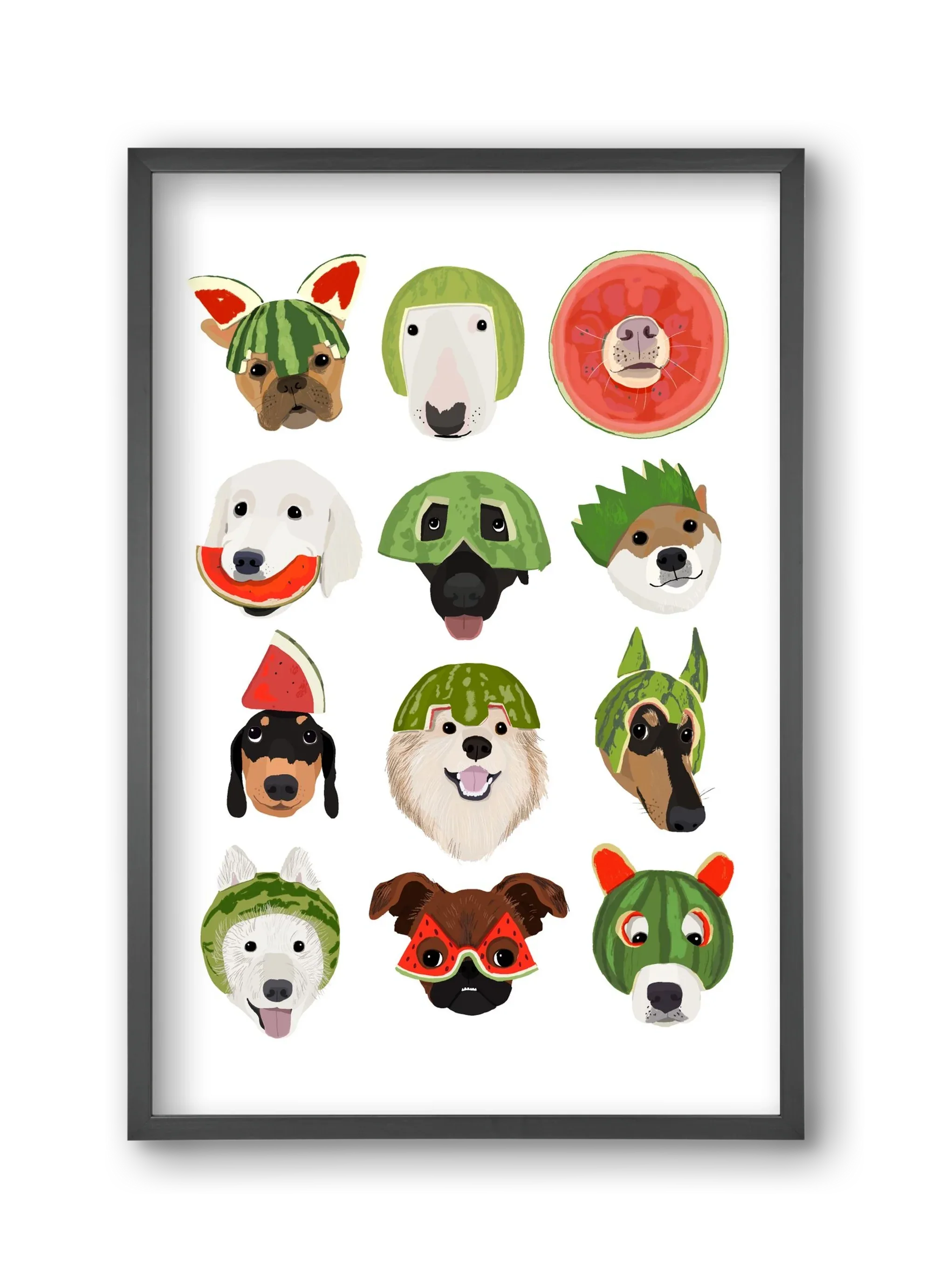 Watermelon dogs - artbridge