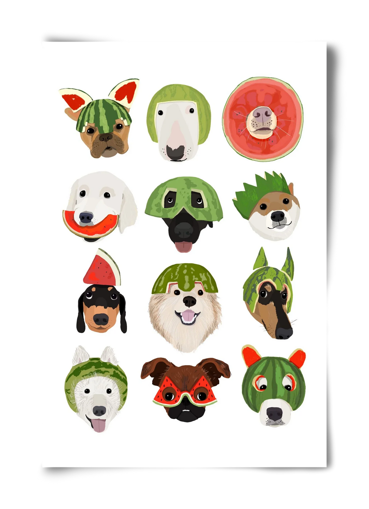 Watermelon dogs - artbridge