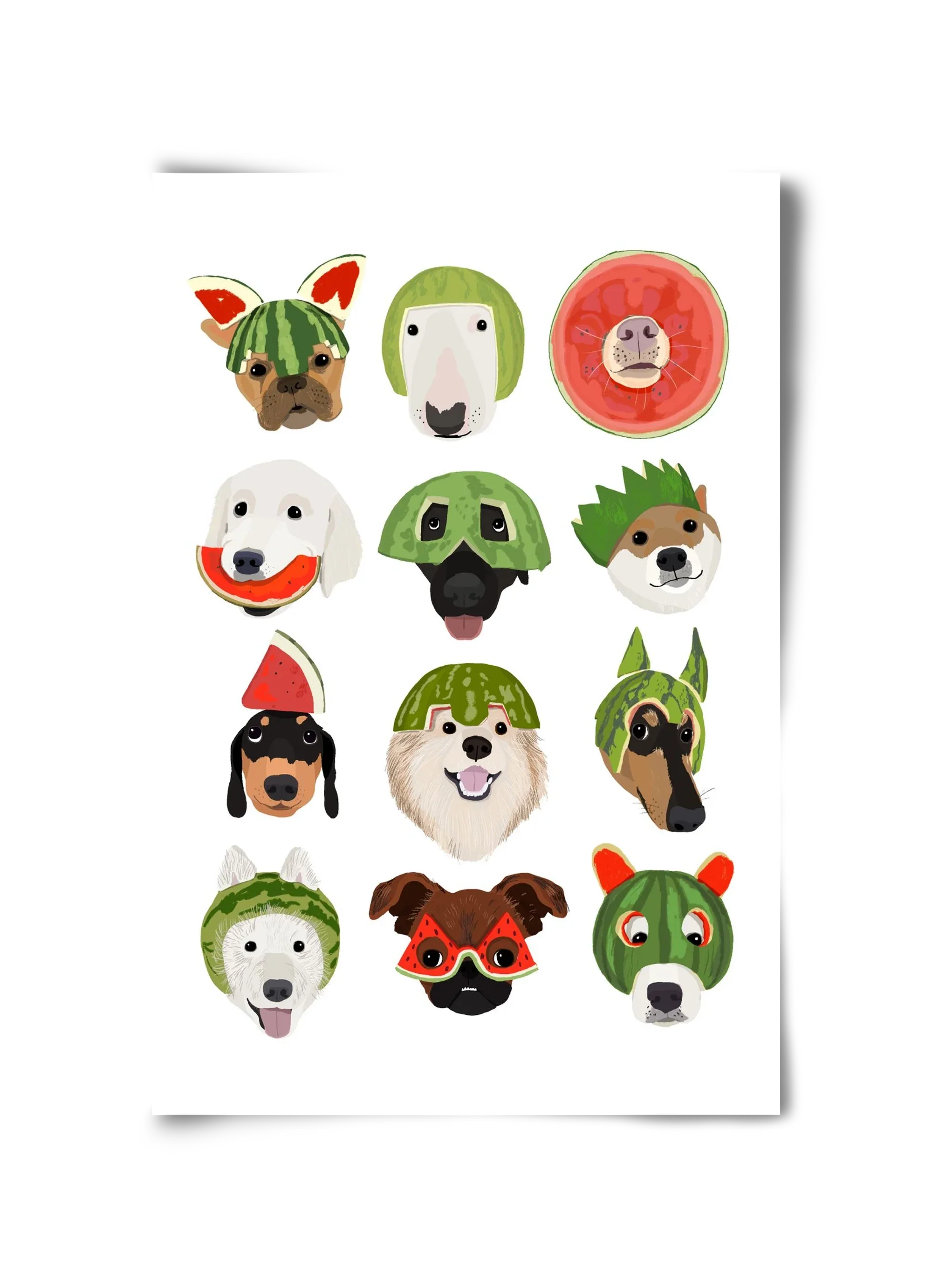 Watermelon dogs - artbridge