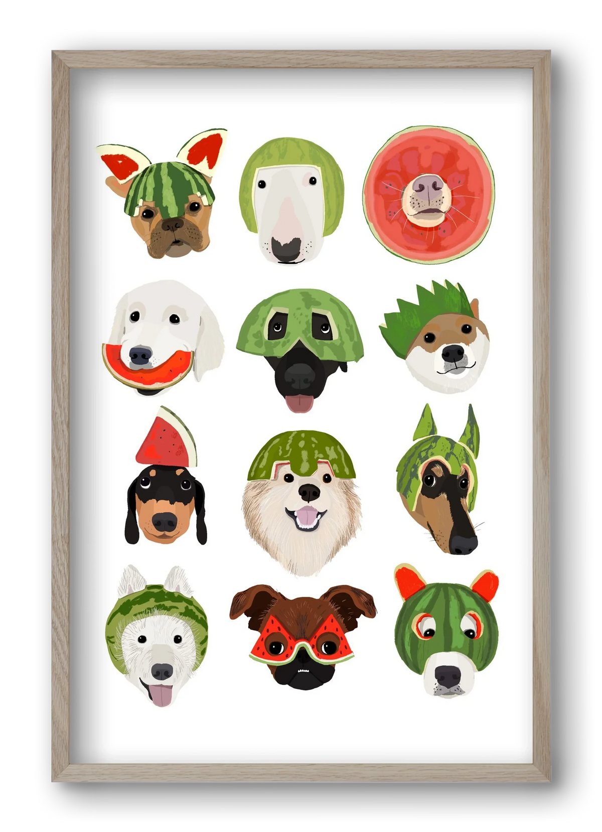 Watermelon dogs - artbridge