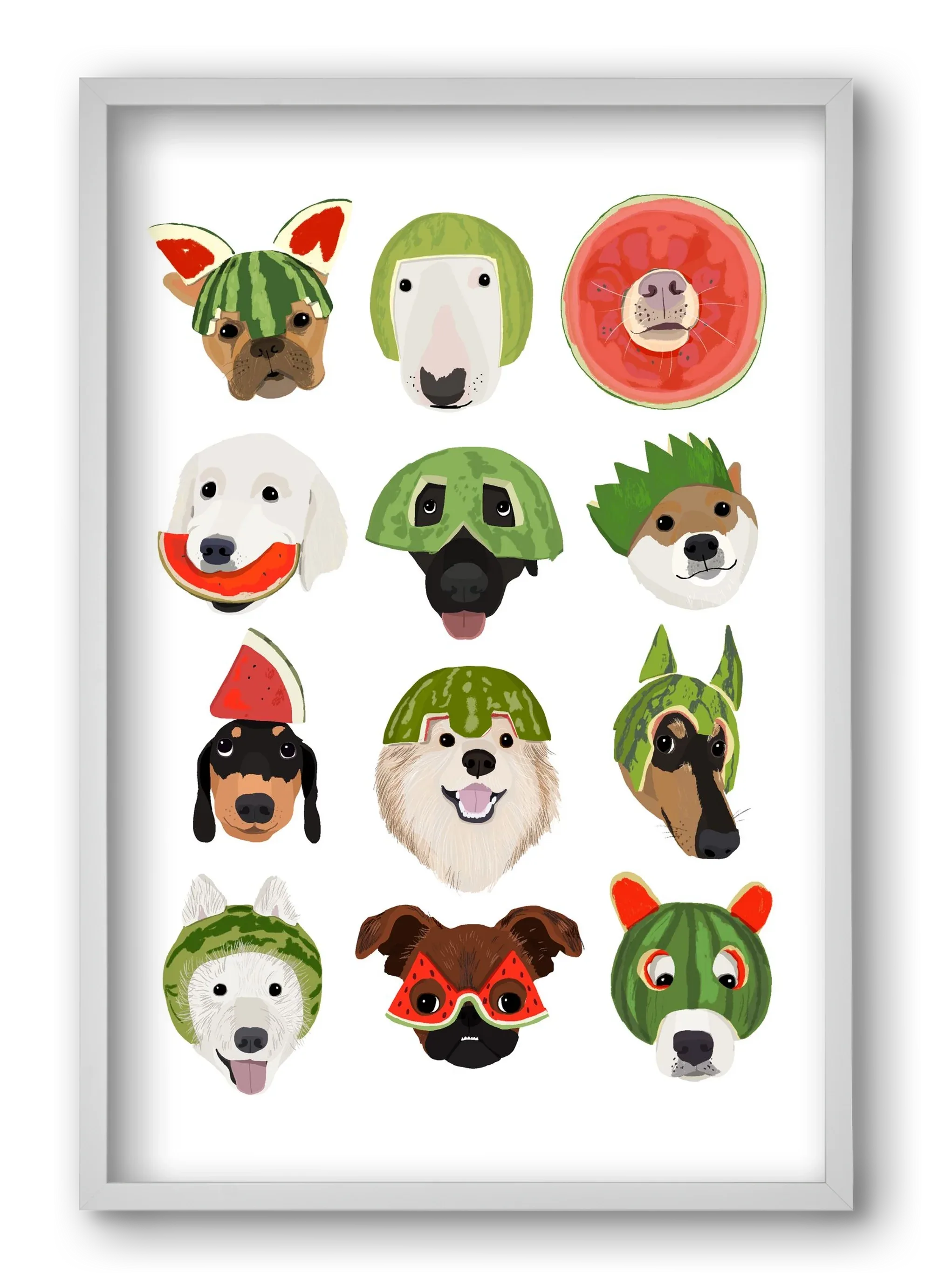Watermelon dogs - artbridge