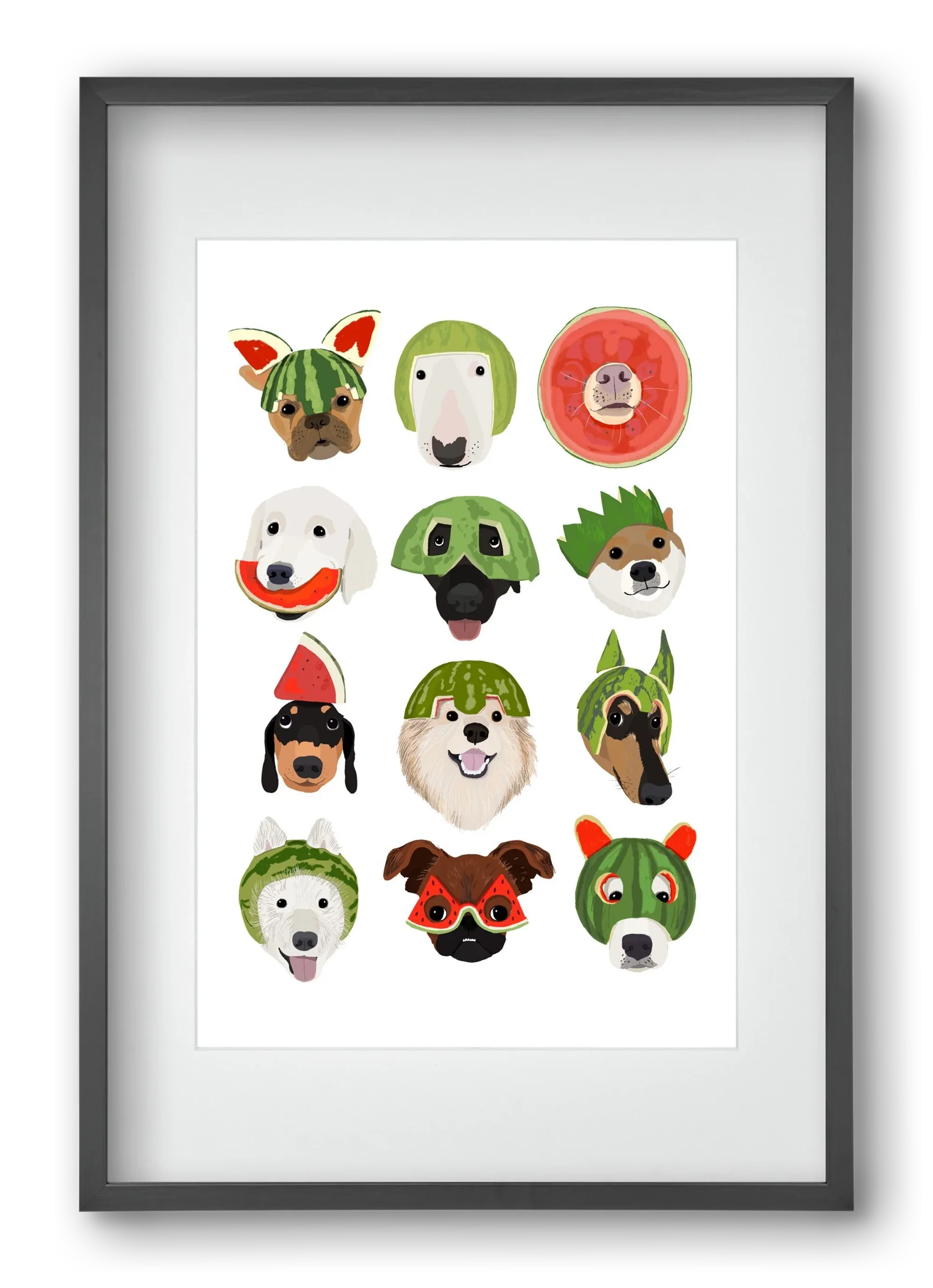Watermelon dogs - artbridge