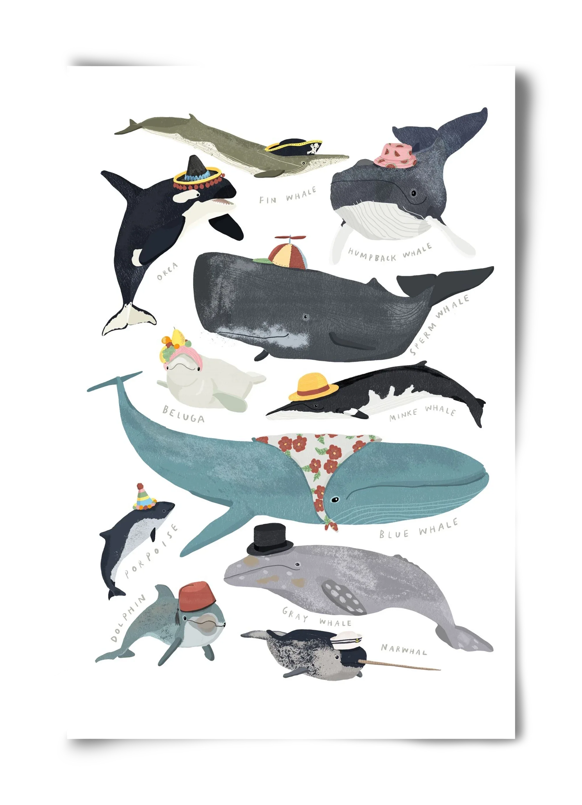 Whales in hats - artbridge