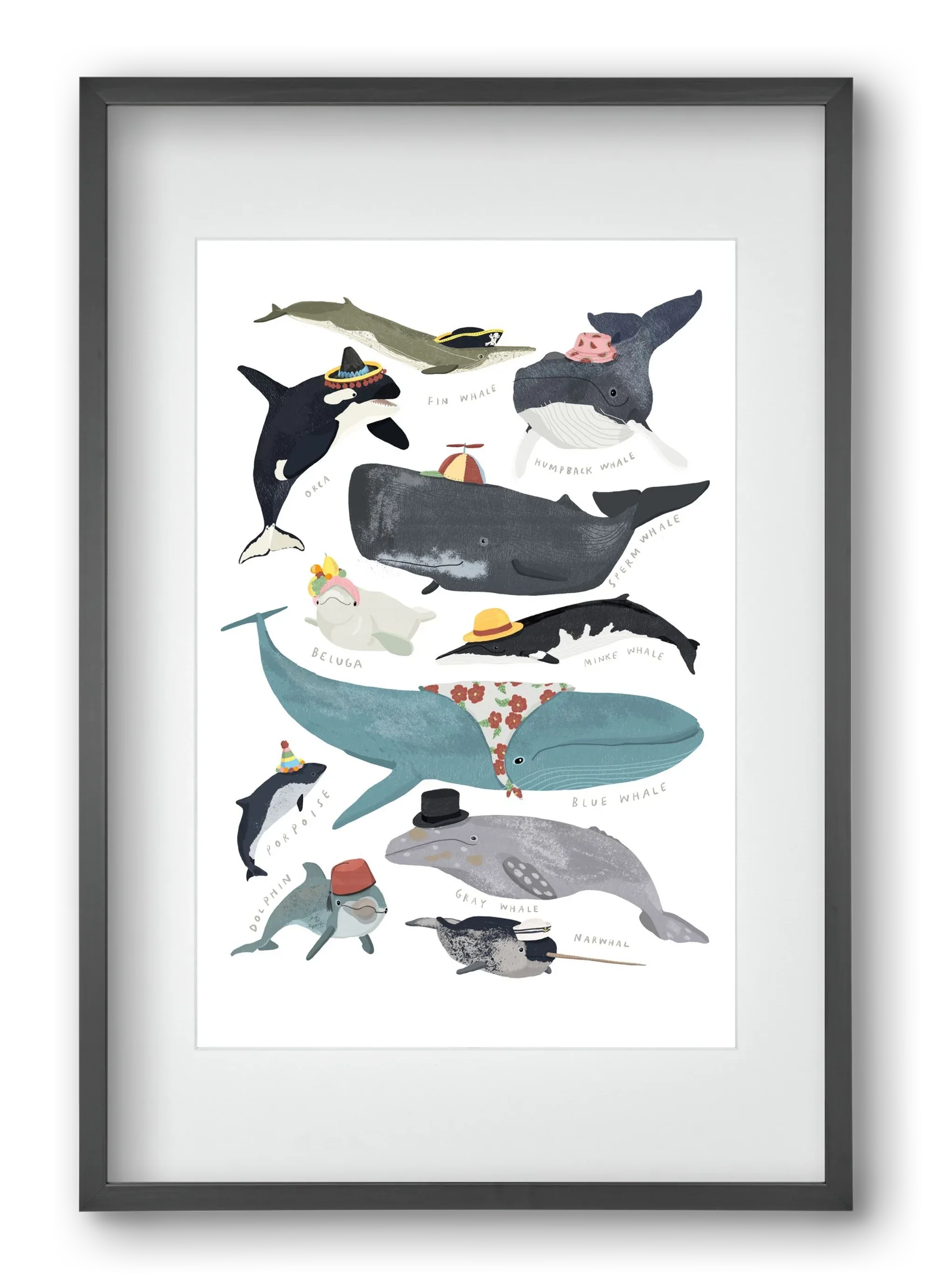 Whales in hats - artbridge