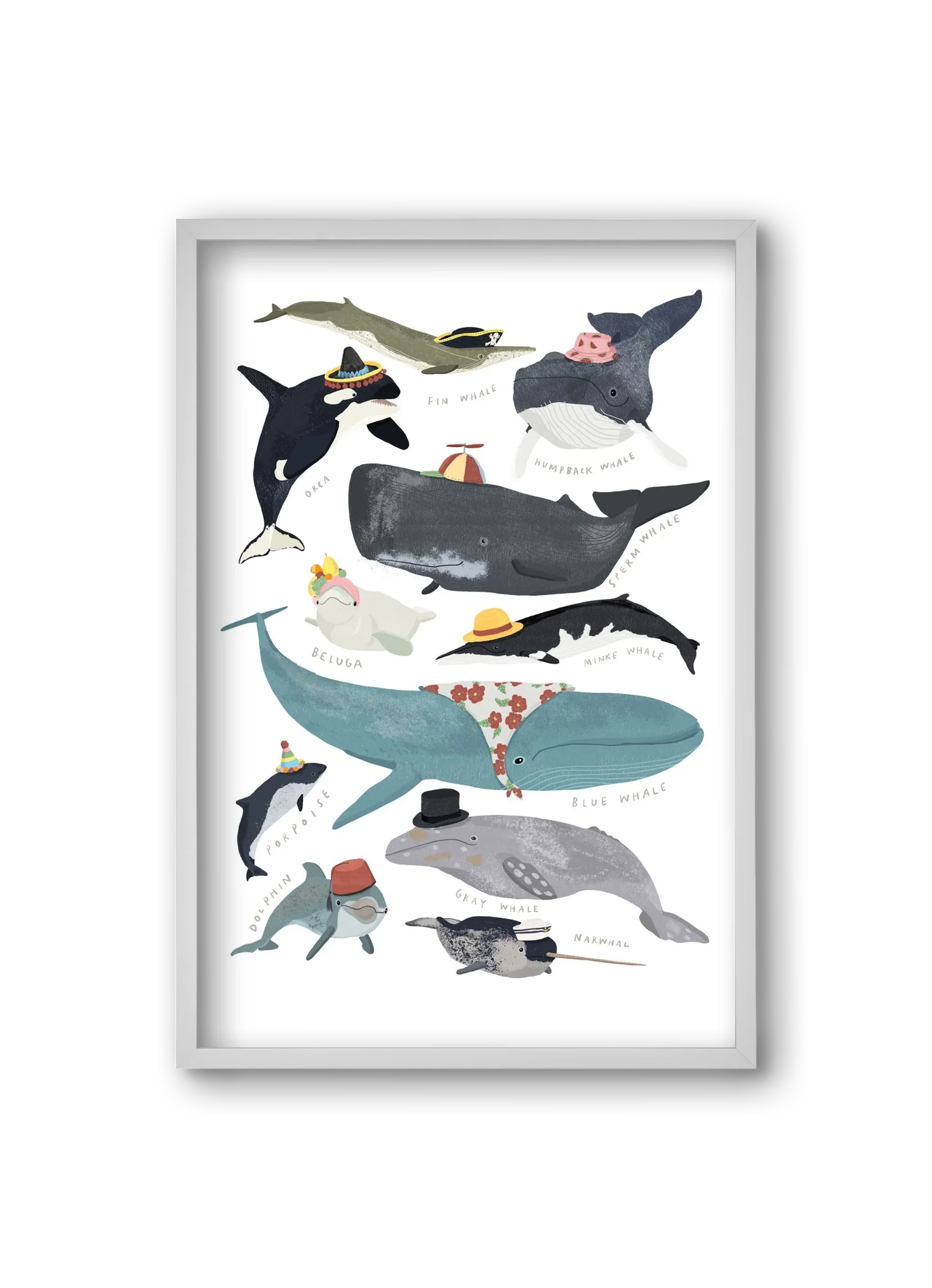 Whales in hats - artbridge