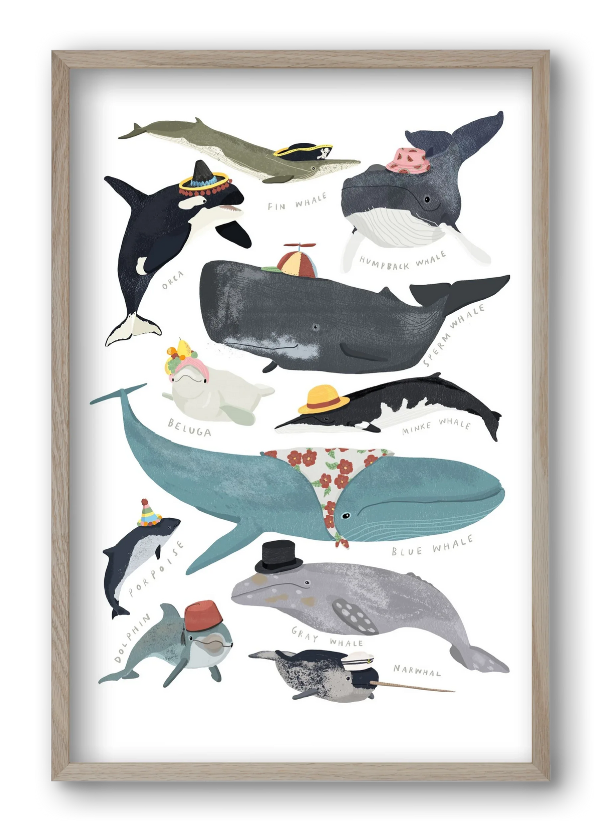 Whales in hats - artbridge