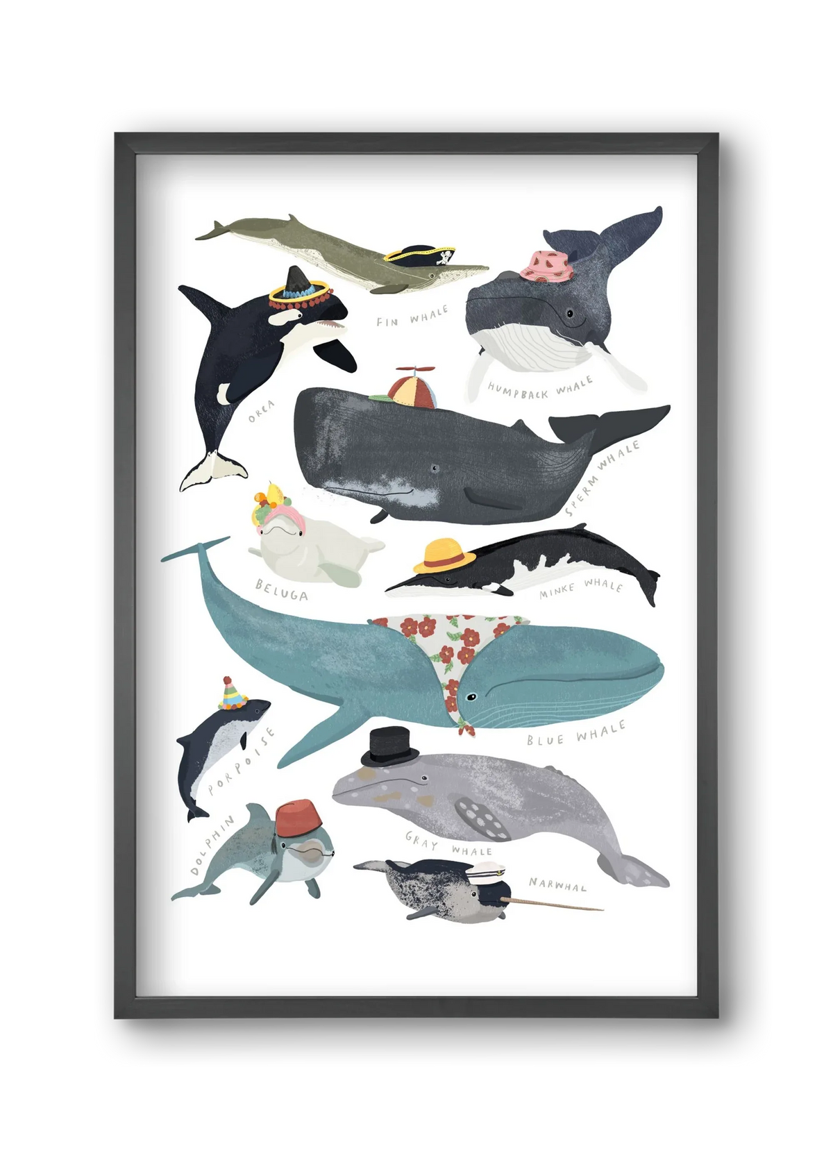 Whales in hats - artbridge