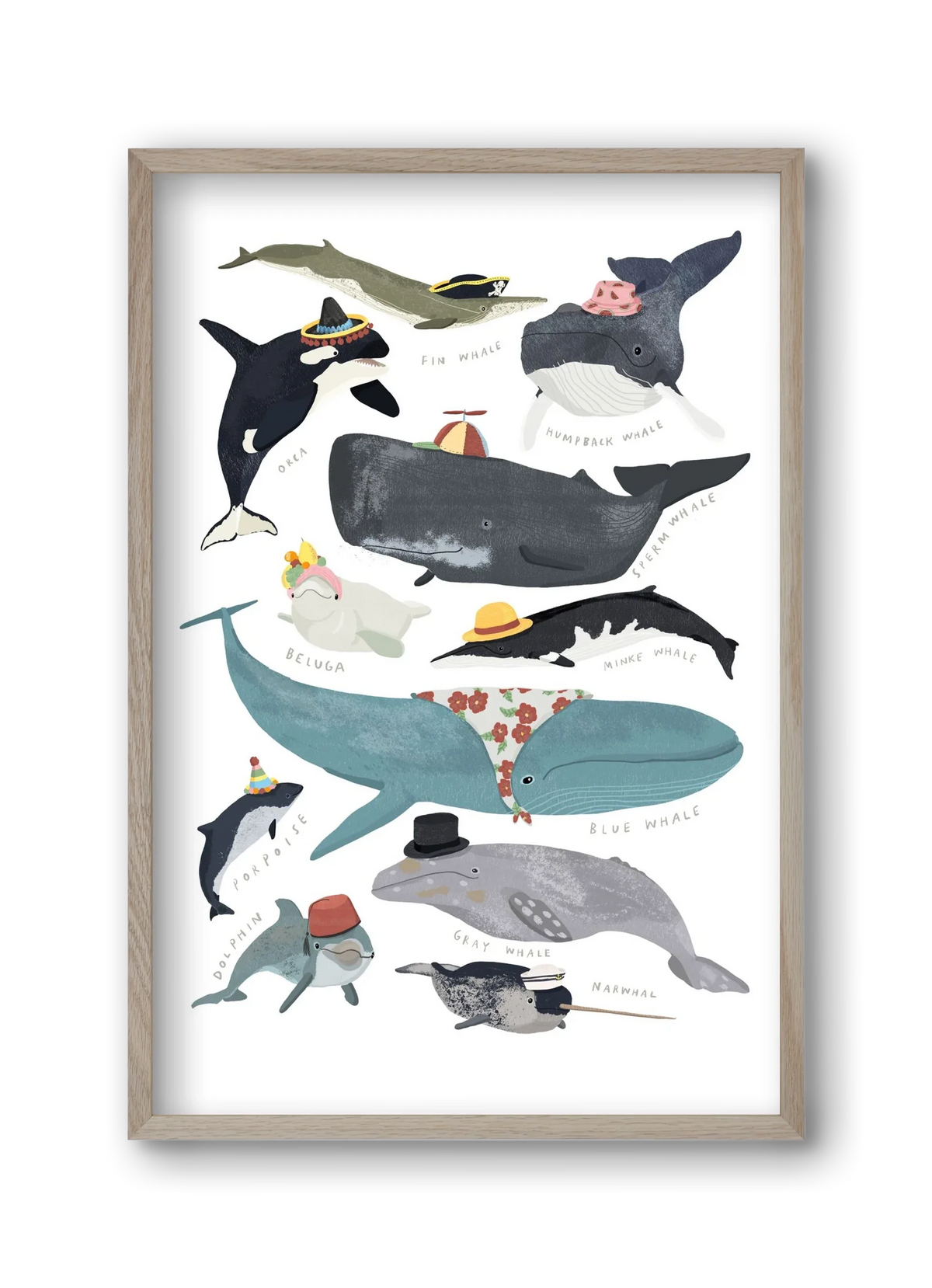 Whales in hats - artbridge
