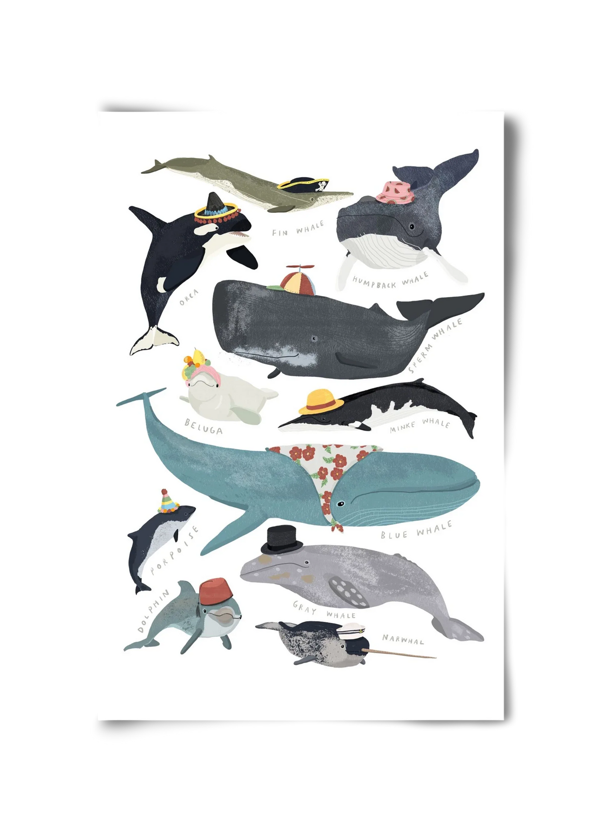 Whales in hats - artbridge