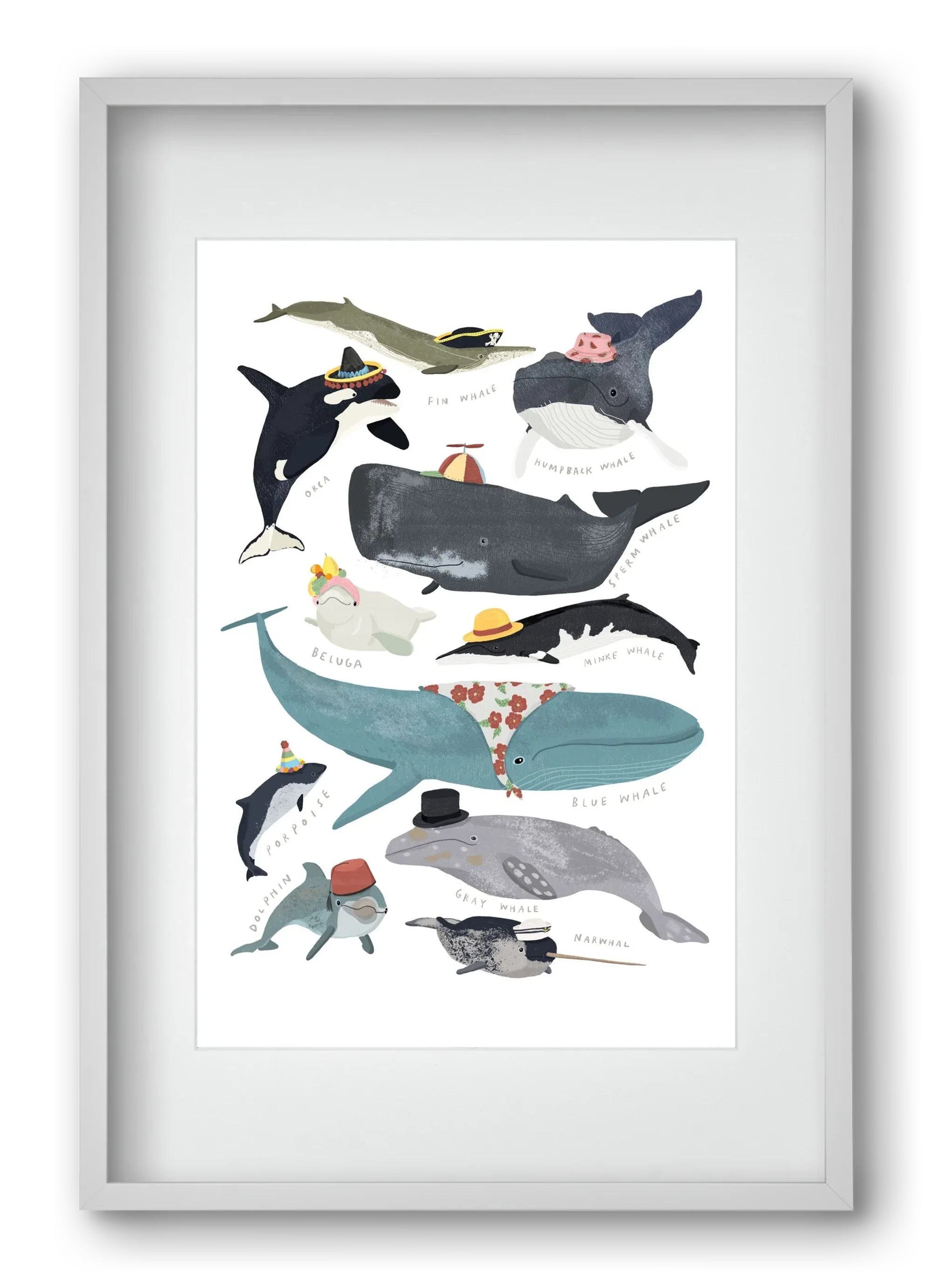 Whales in hats - artbridge
