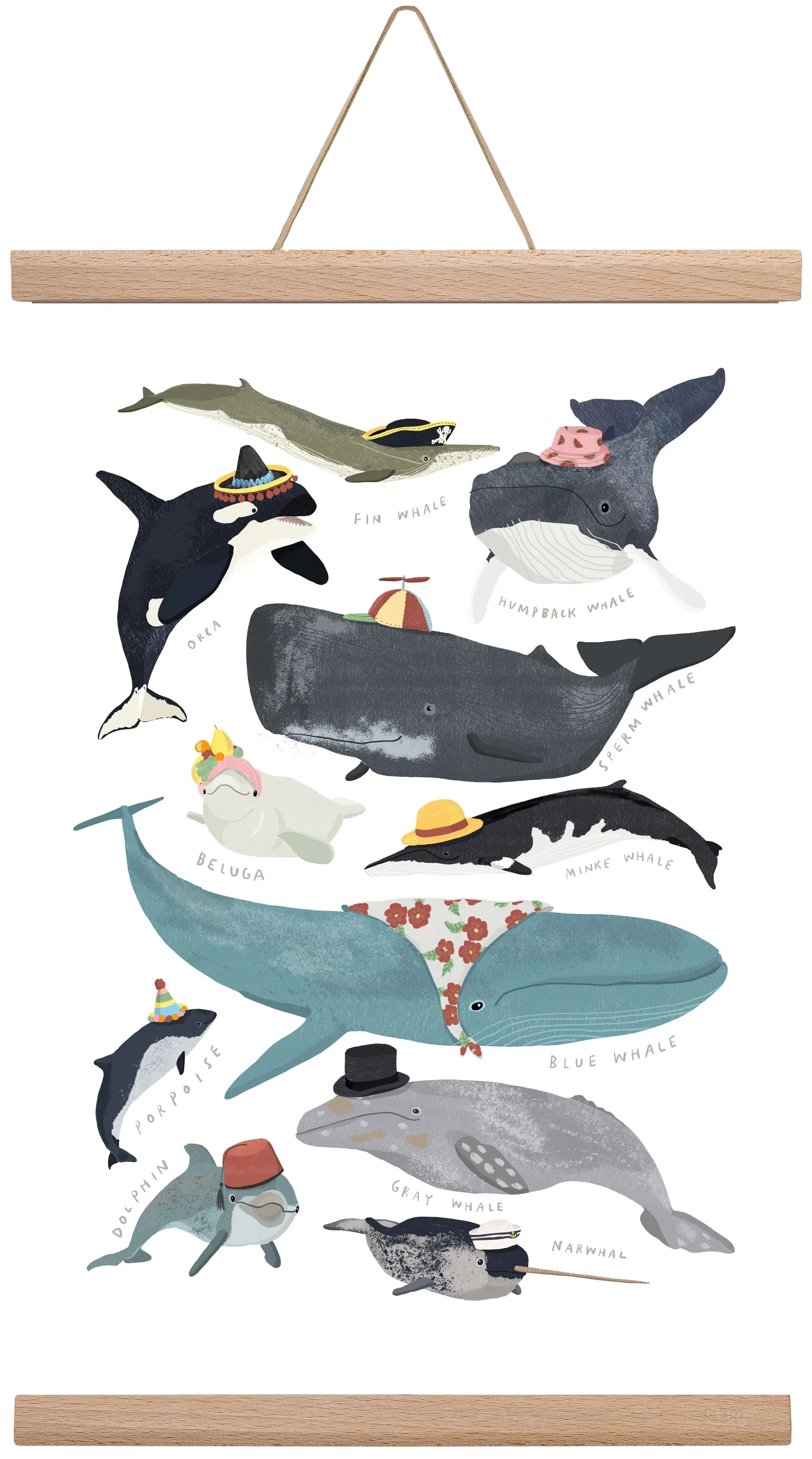 Whales in hats - artbridge