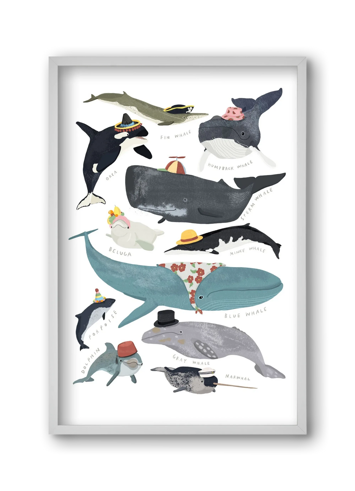 Whales in hats - artbridge