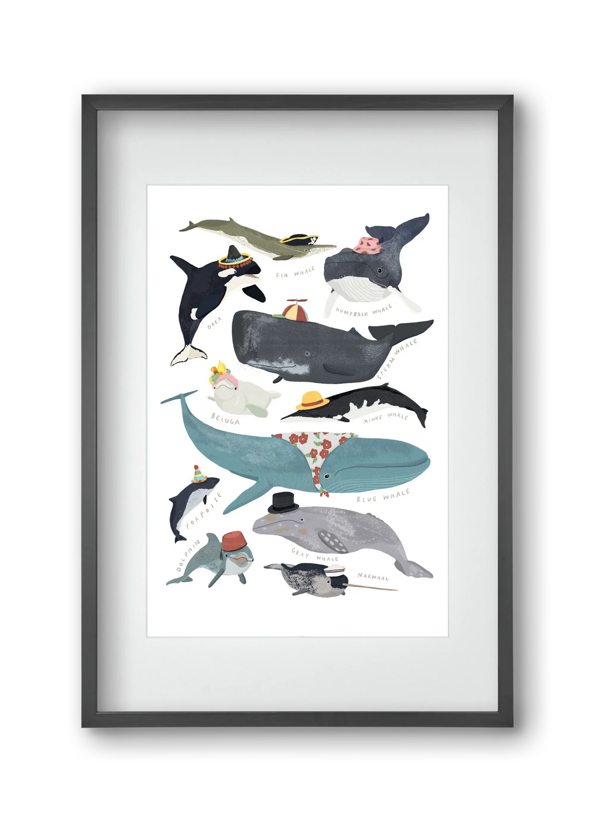 Whales in hats - artbridge