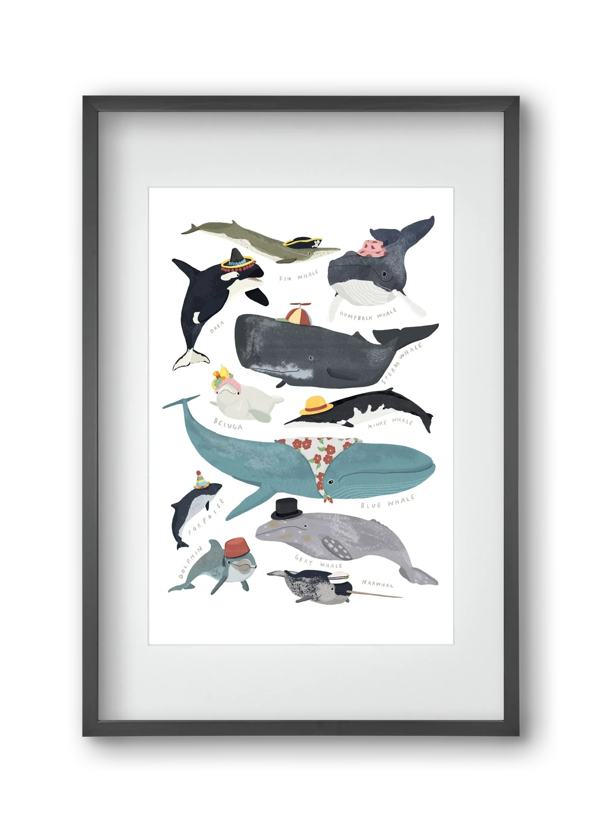 Whales in hats - artbridge