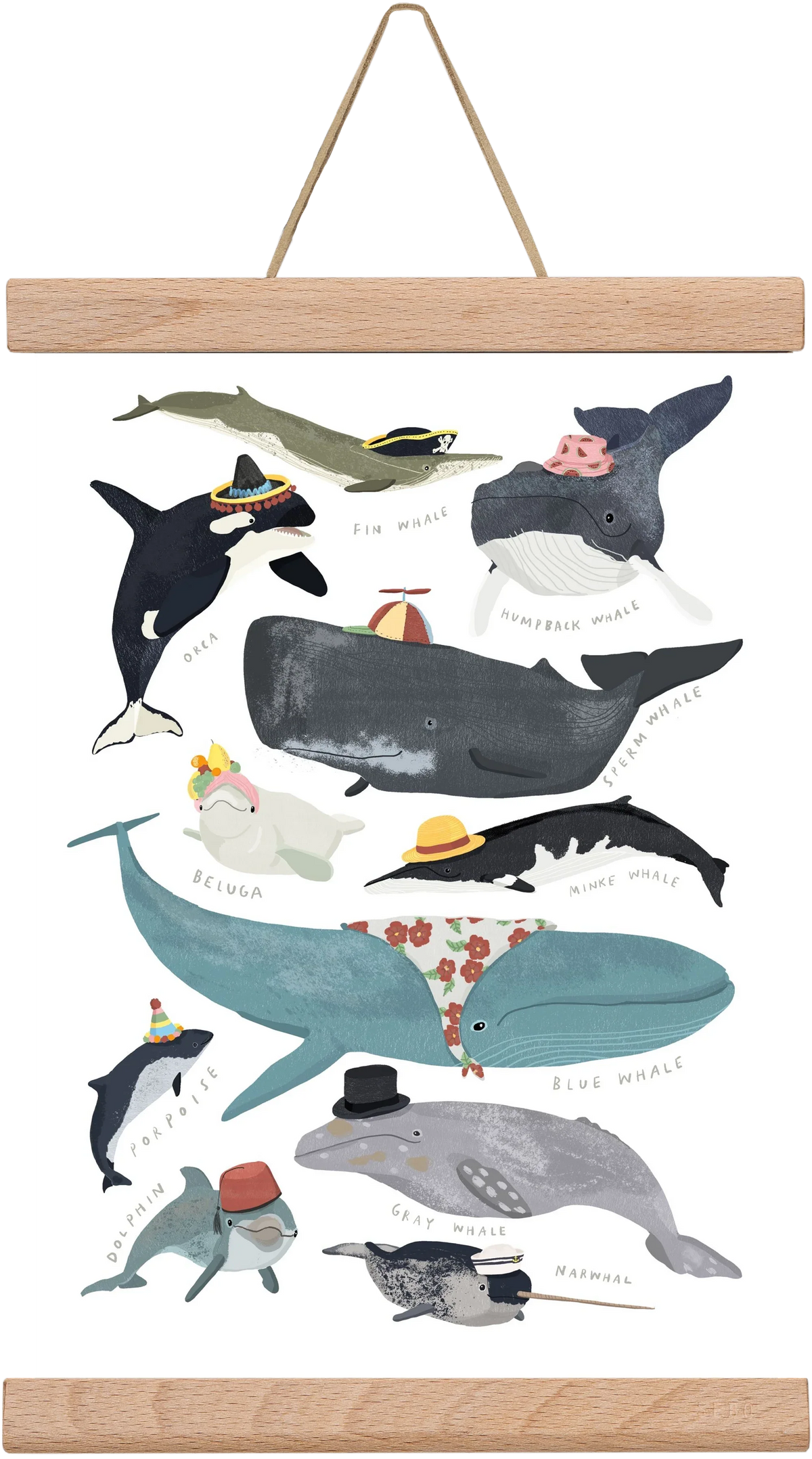Whales in hats - artbridge