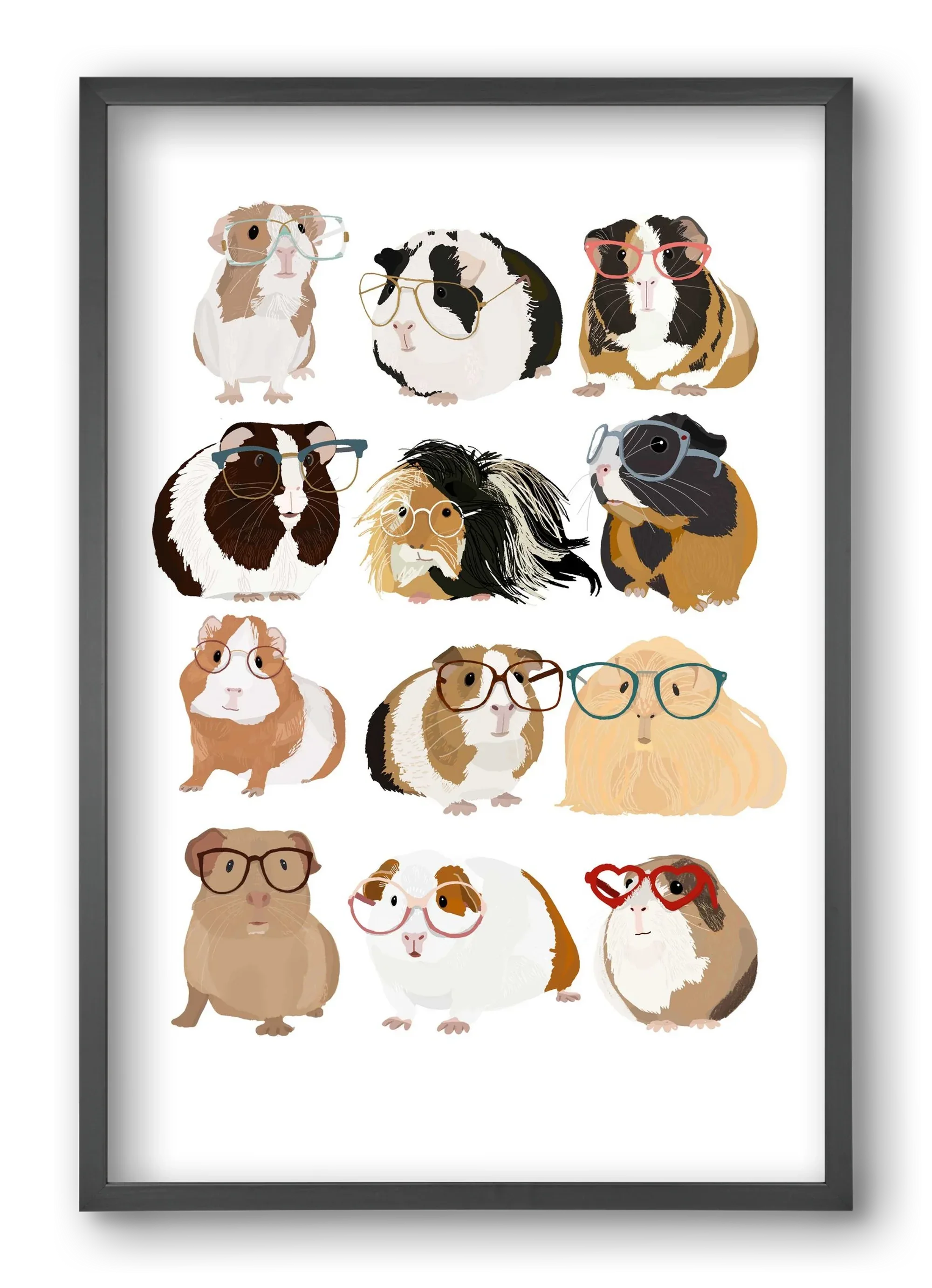 Guinea Pigs in Glasses - artbridge