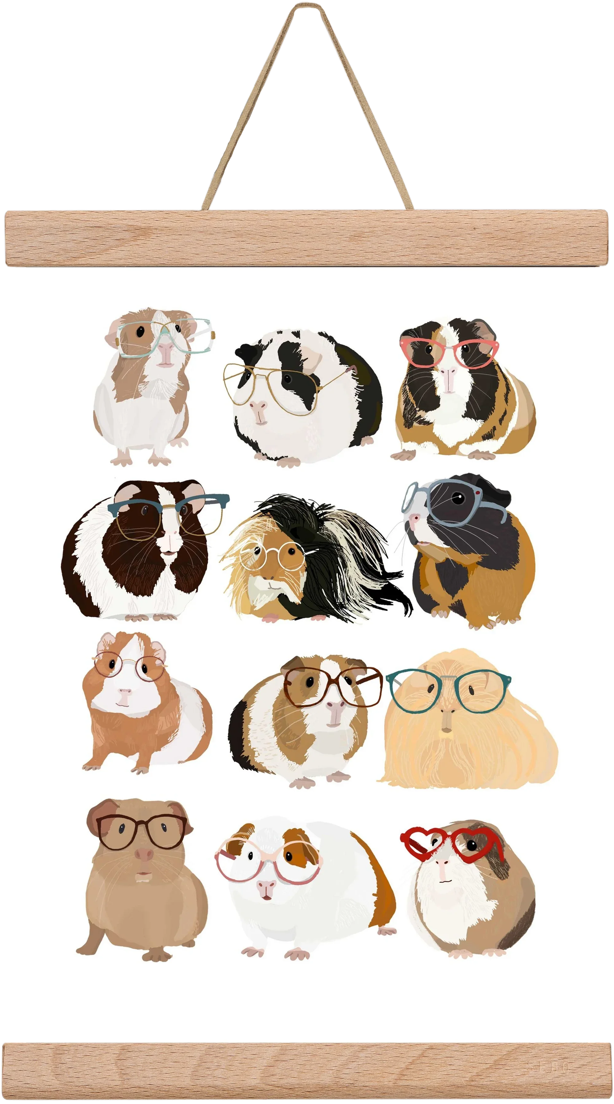 Guinea Pigs in Glasses - artbridge