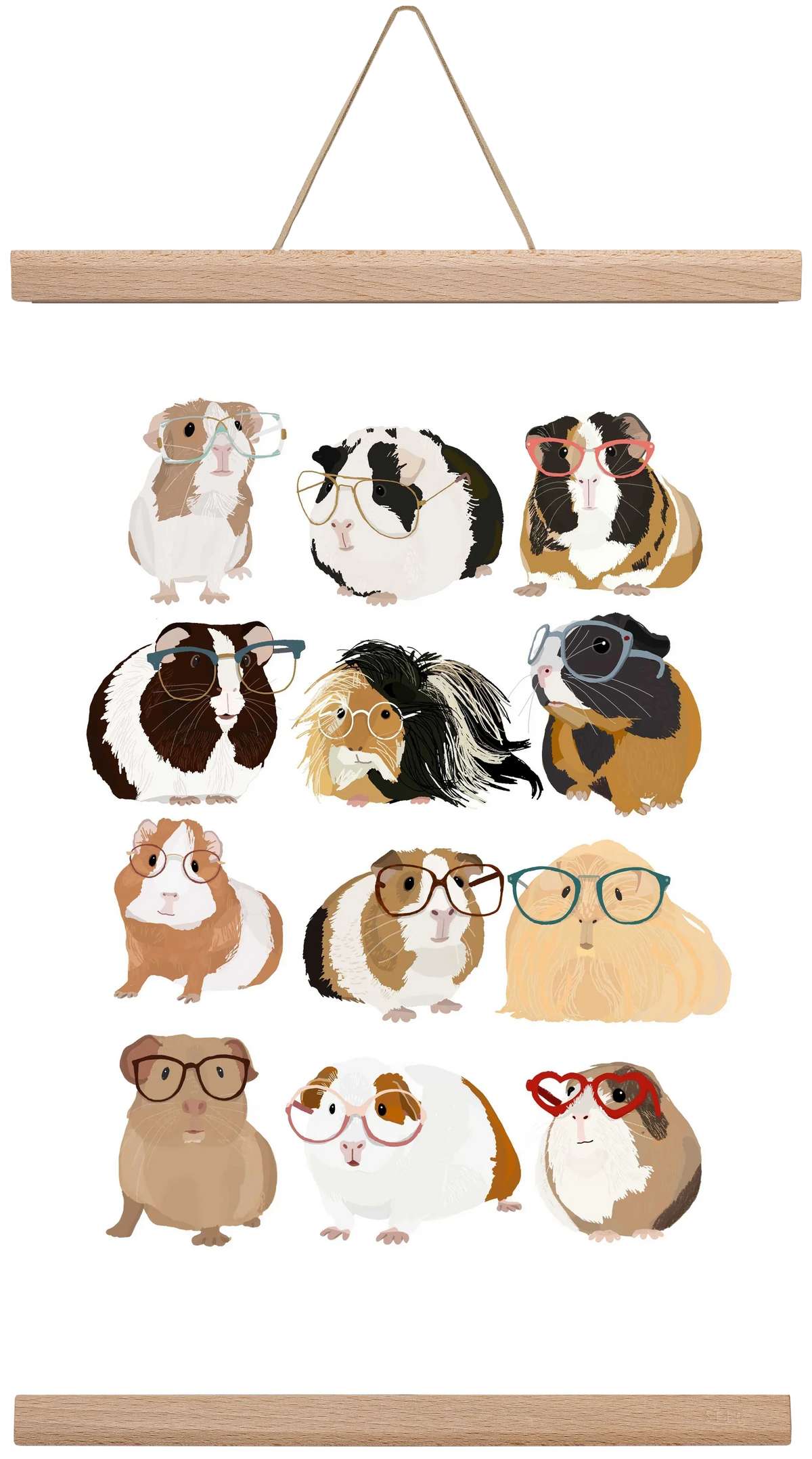 Guinea Pigs in Glasses - artbridge