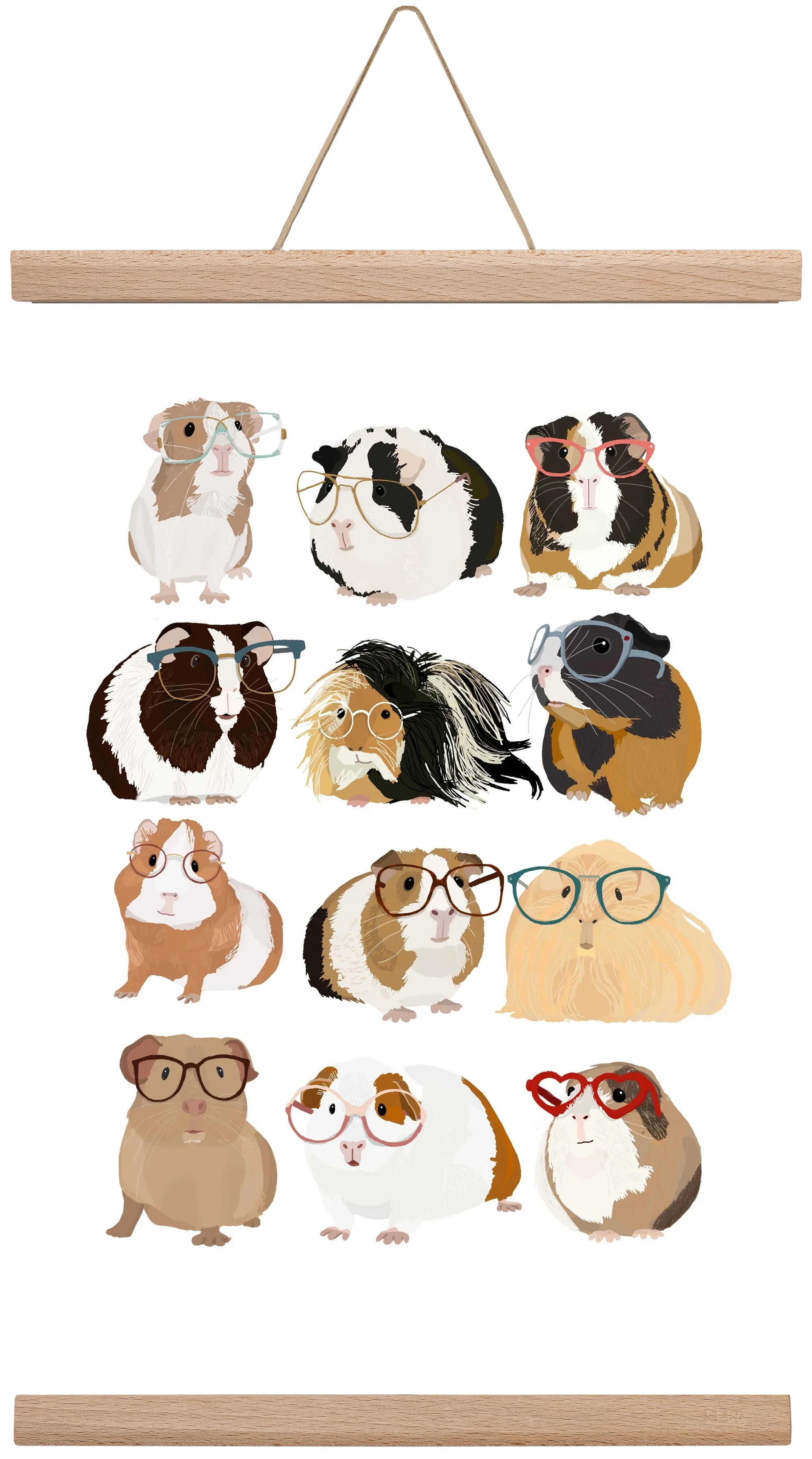 Guinea Pigs in Glasses - artbridge