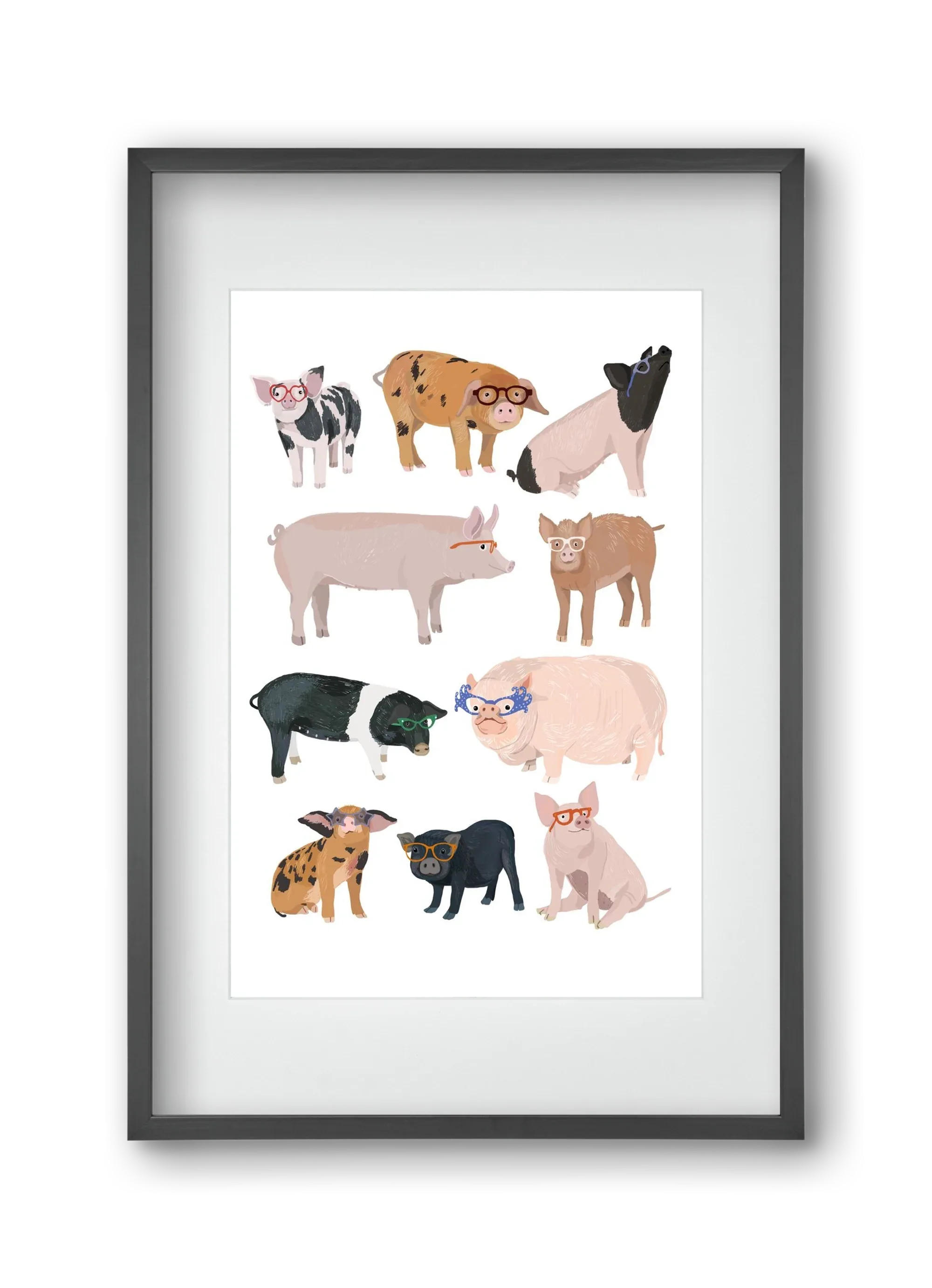 Pigs in Glasses - artbridge