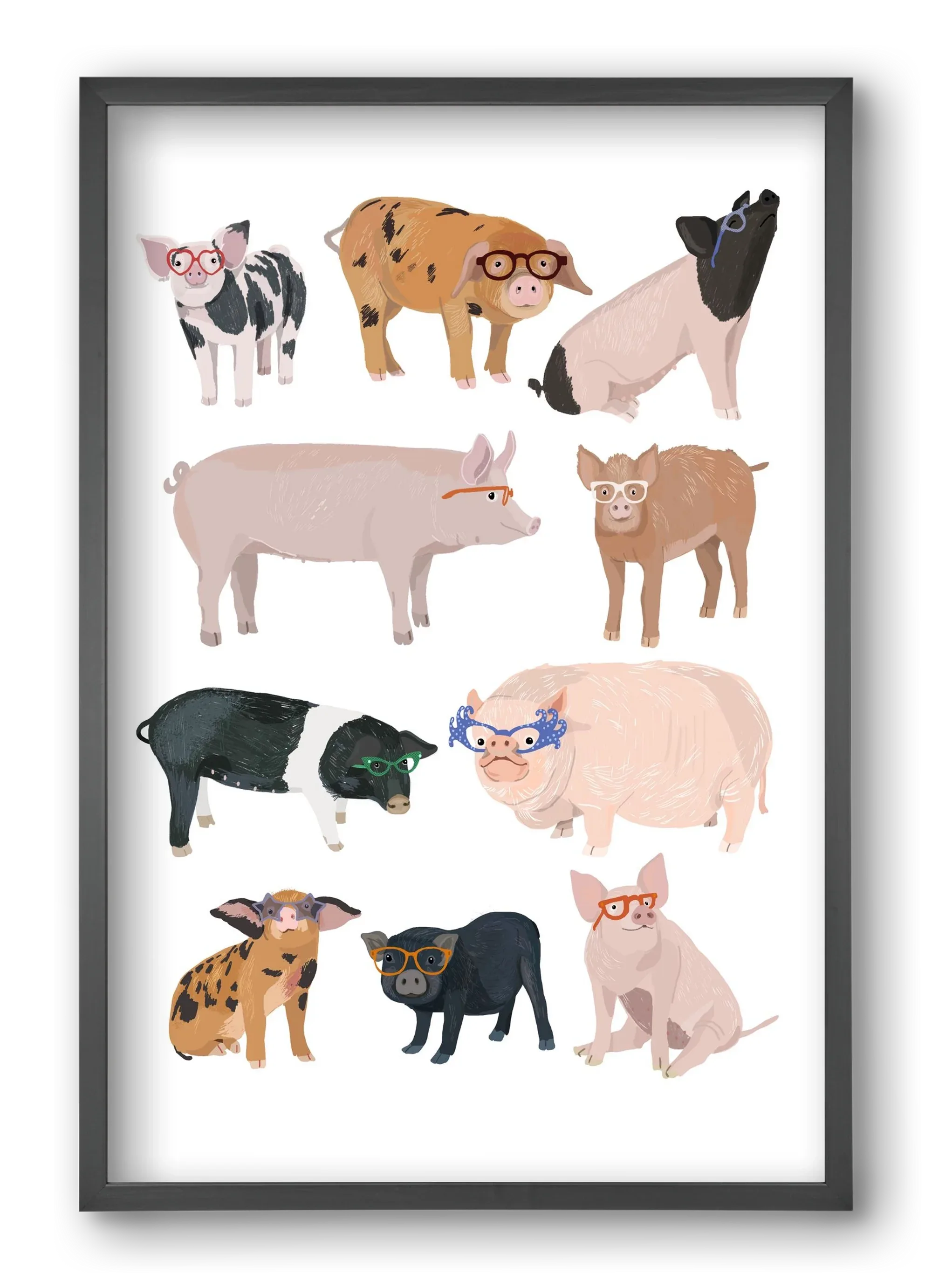 Pigs in Glasses - artbridge