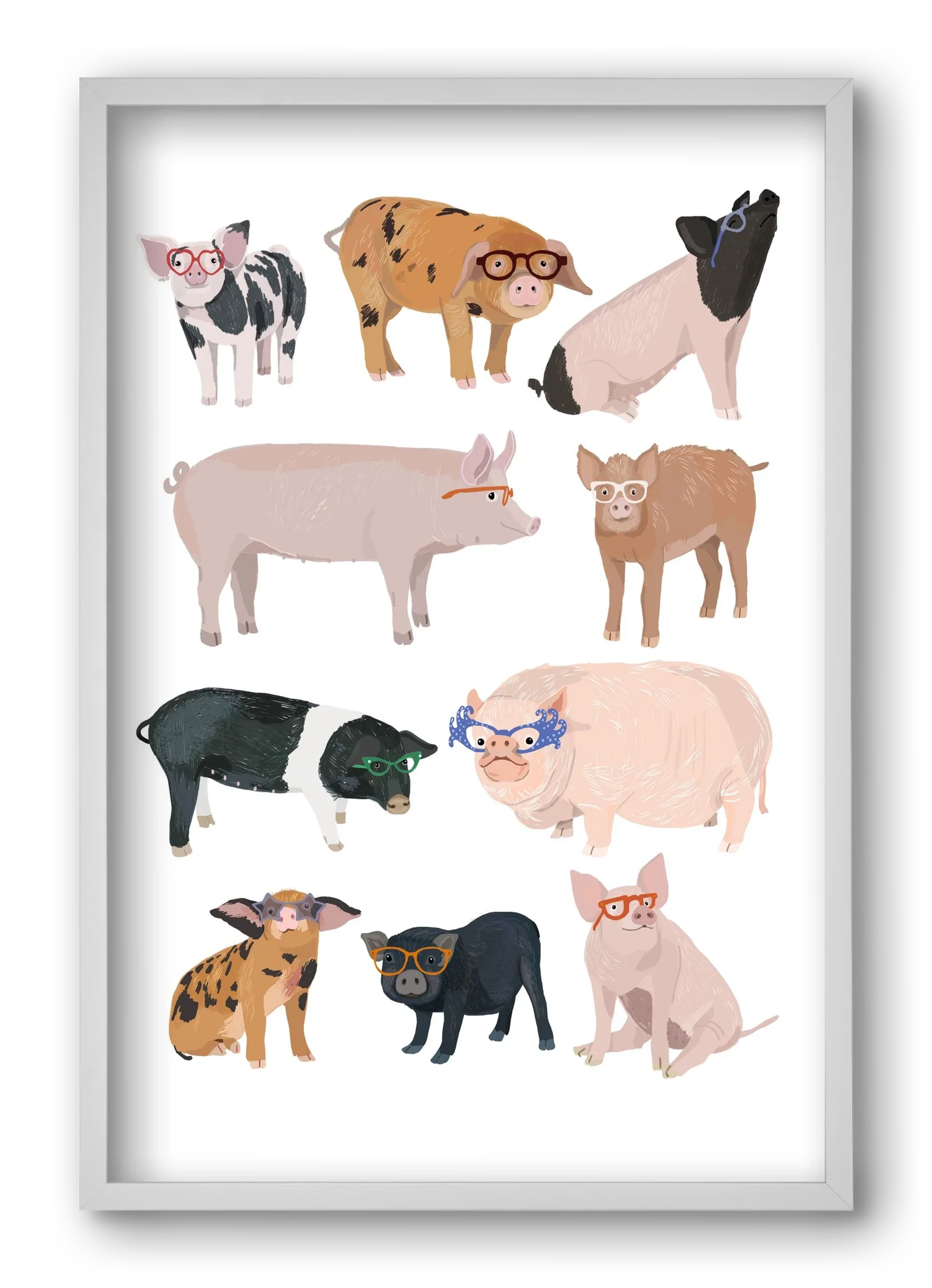 Pigs in Glasses - artbridge