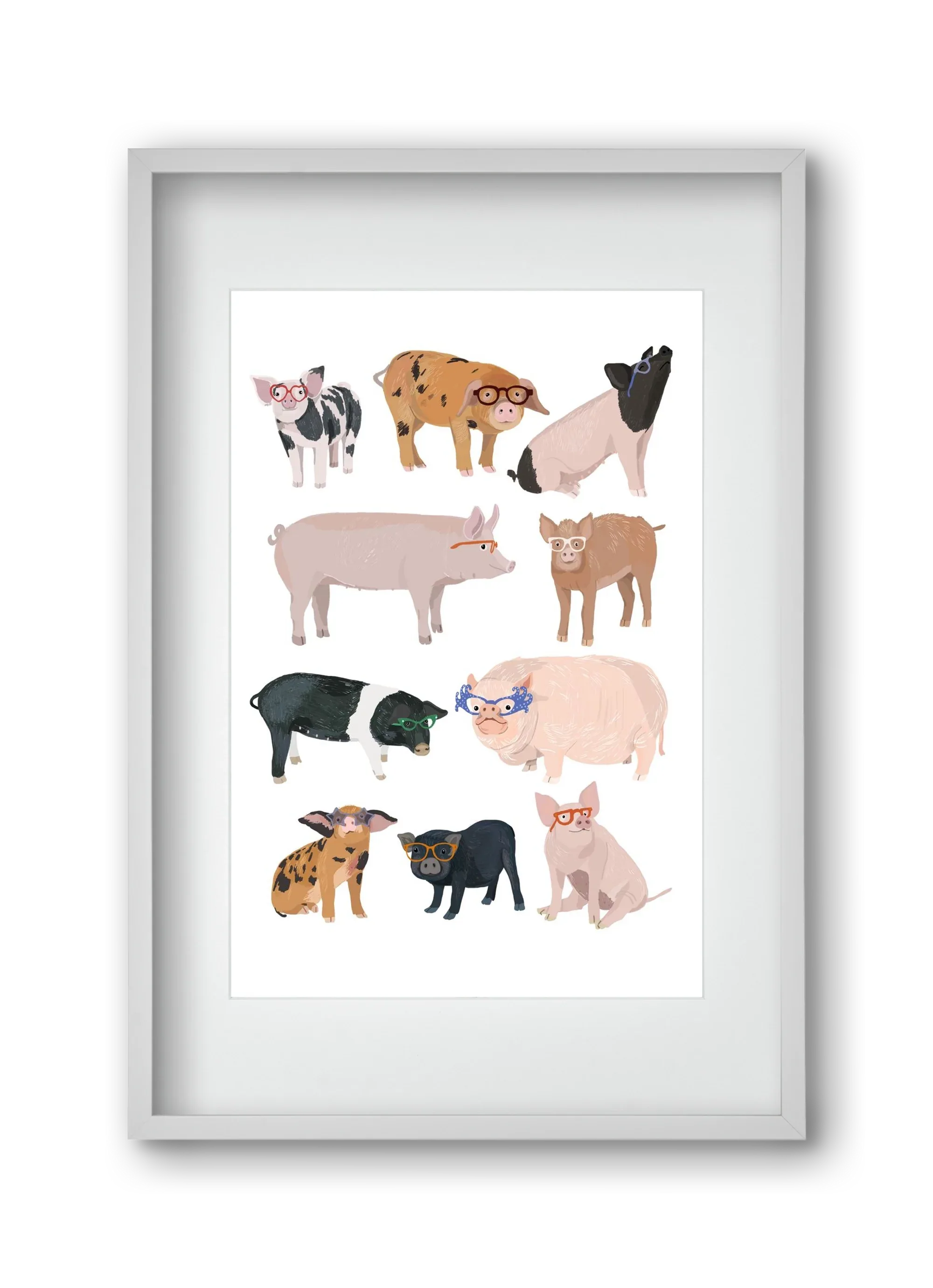 Pigs in Glasses - artbridge
