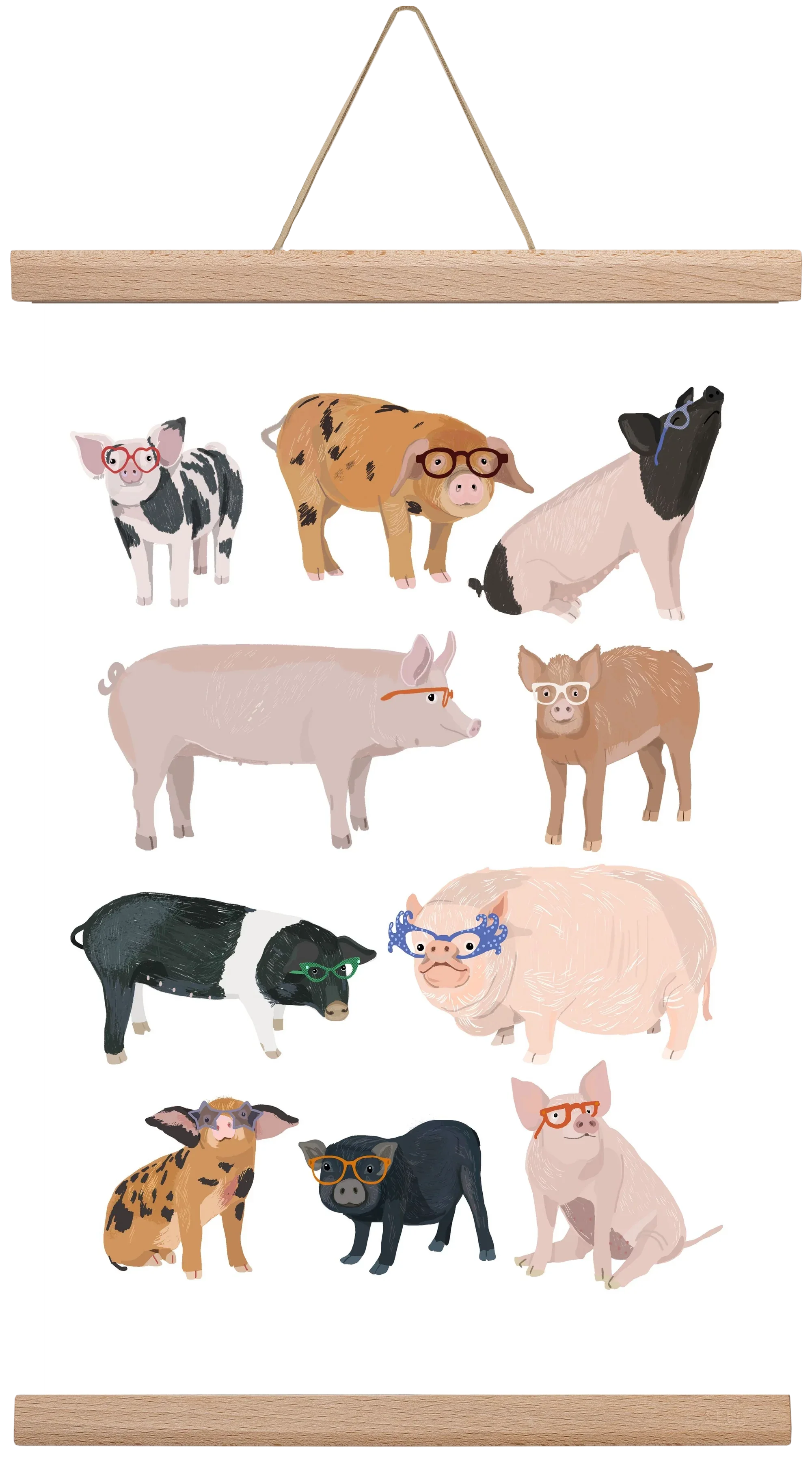 Pigs in Glasses - artbridge