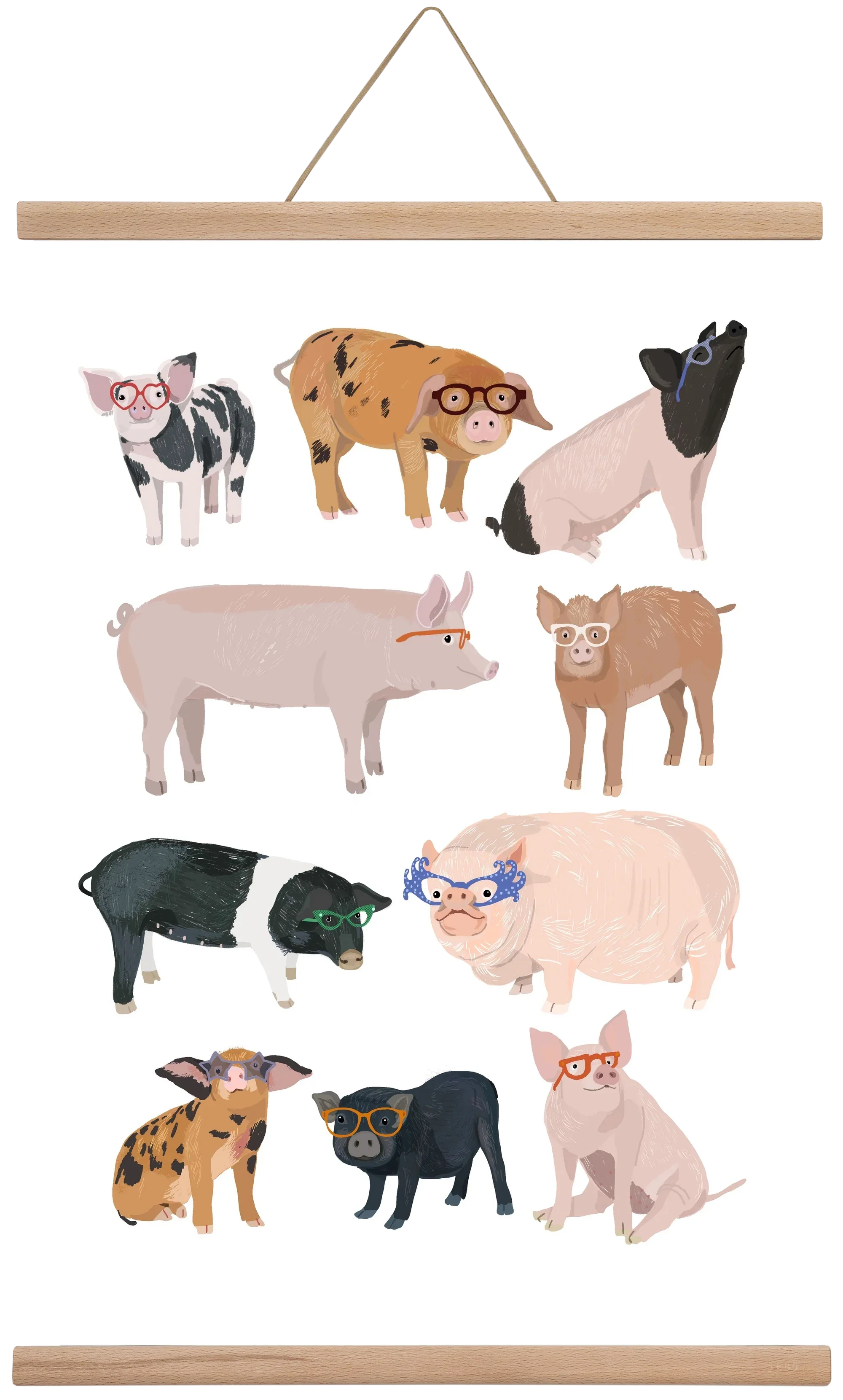 Pigs in Glasses - artbridge