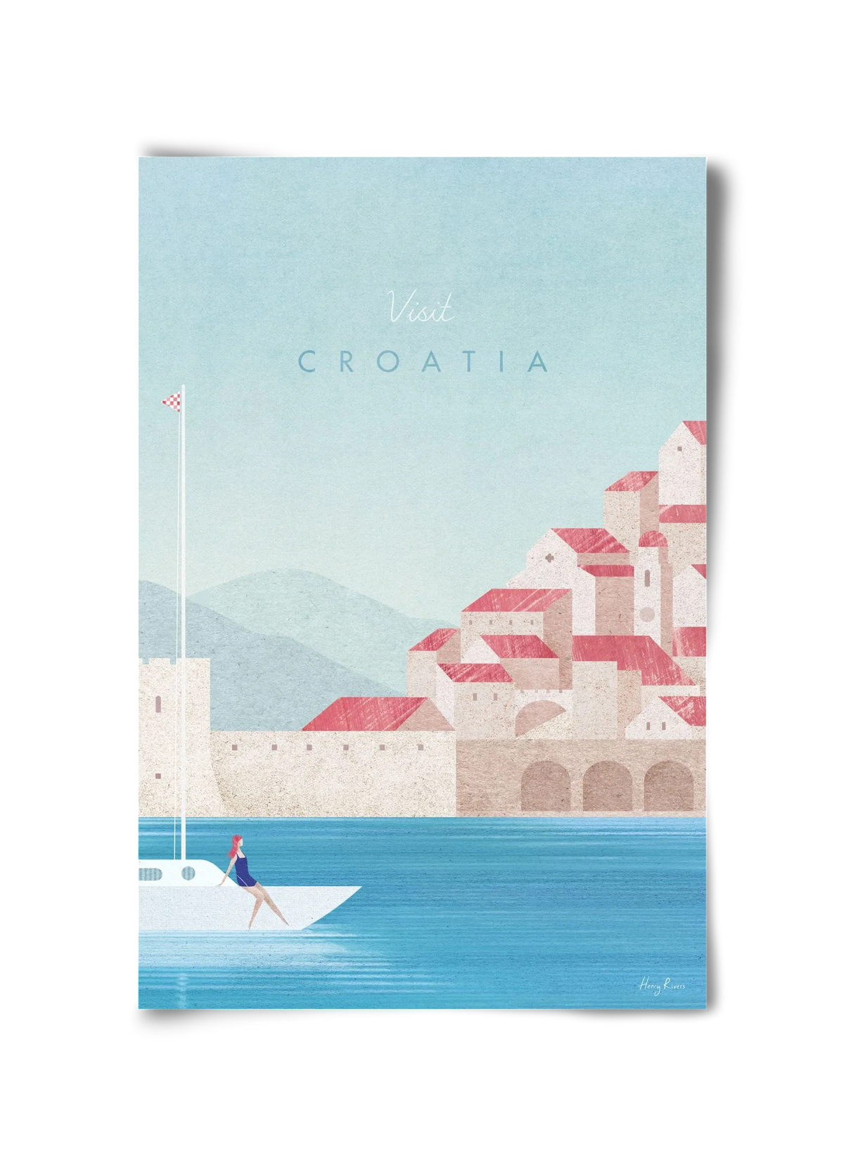 Croatia Travel Poster - artbridge